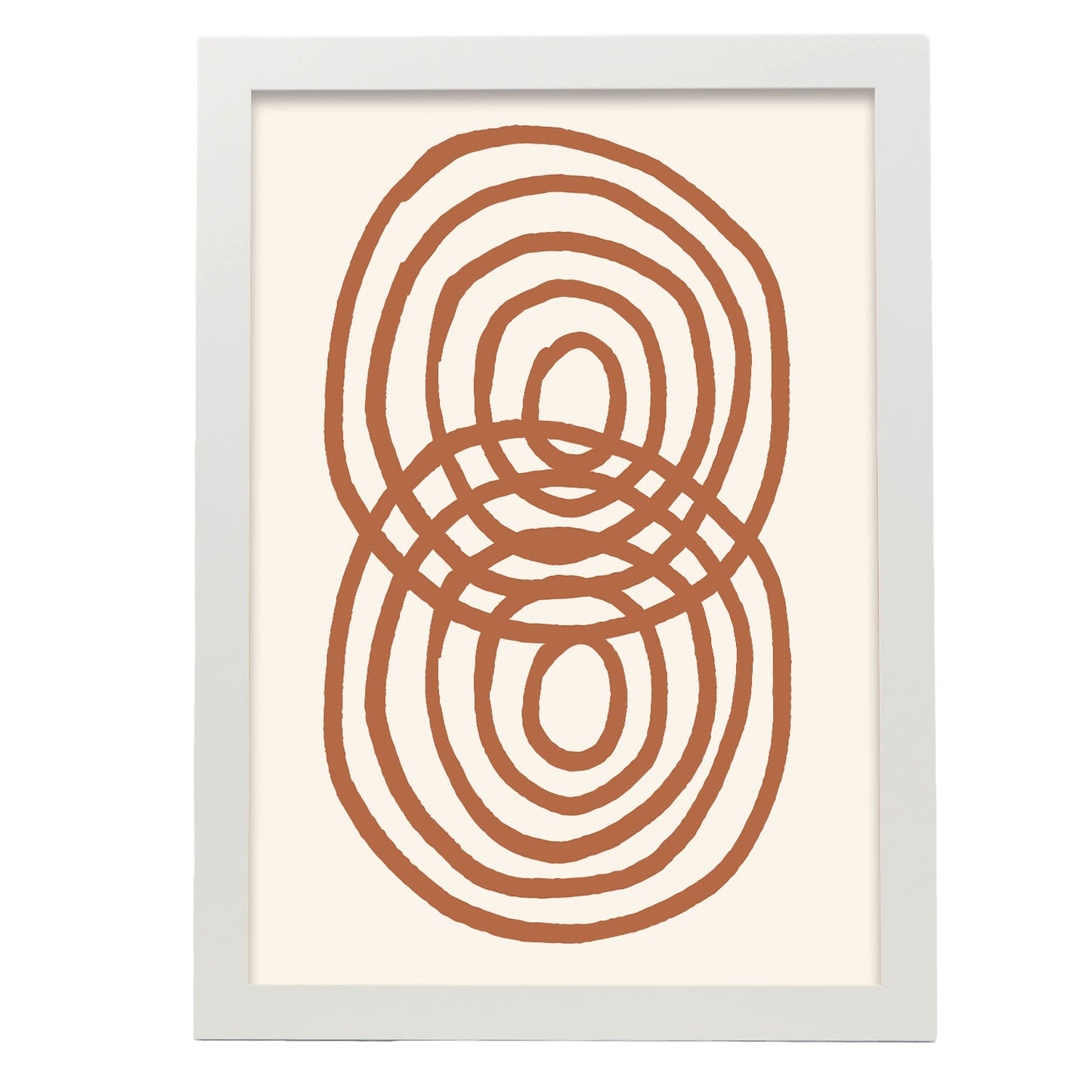 Lámina Nacnic Bucle de Ringlet Inspirado en Matisse