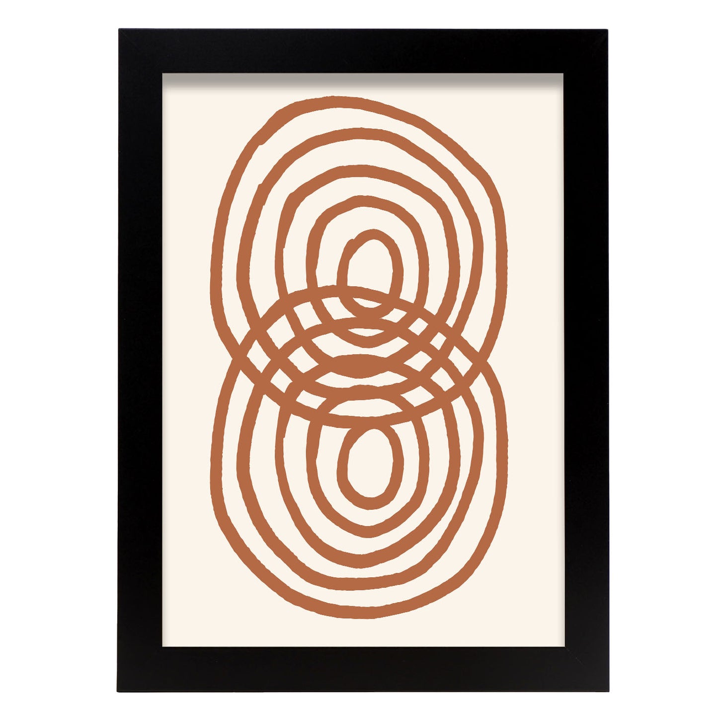 Lámina Nacnic Bucle de Ringlet Inspirado en Matisse