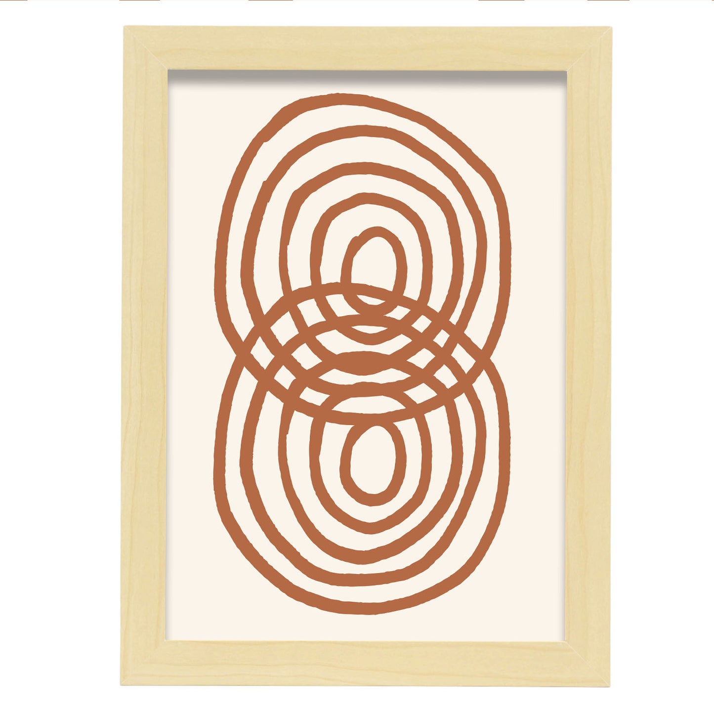 Lámina Nacnic Bucle de Ringlet Inspirado en Matisse