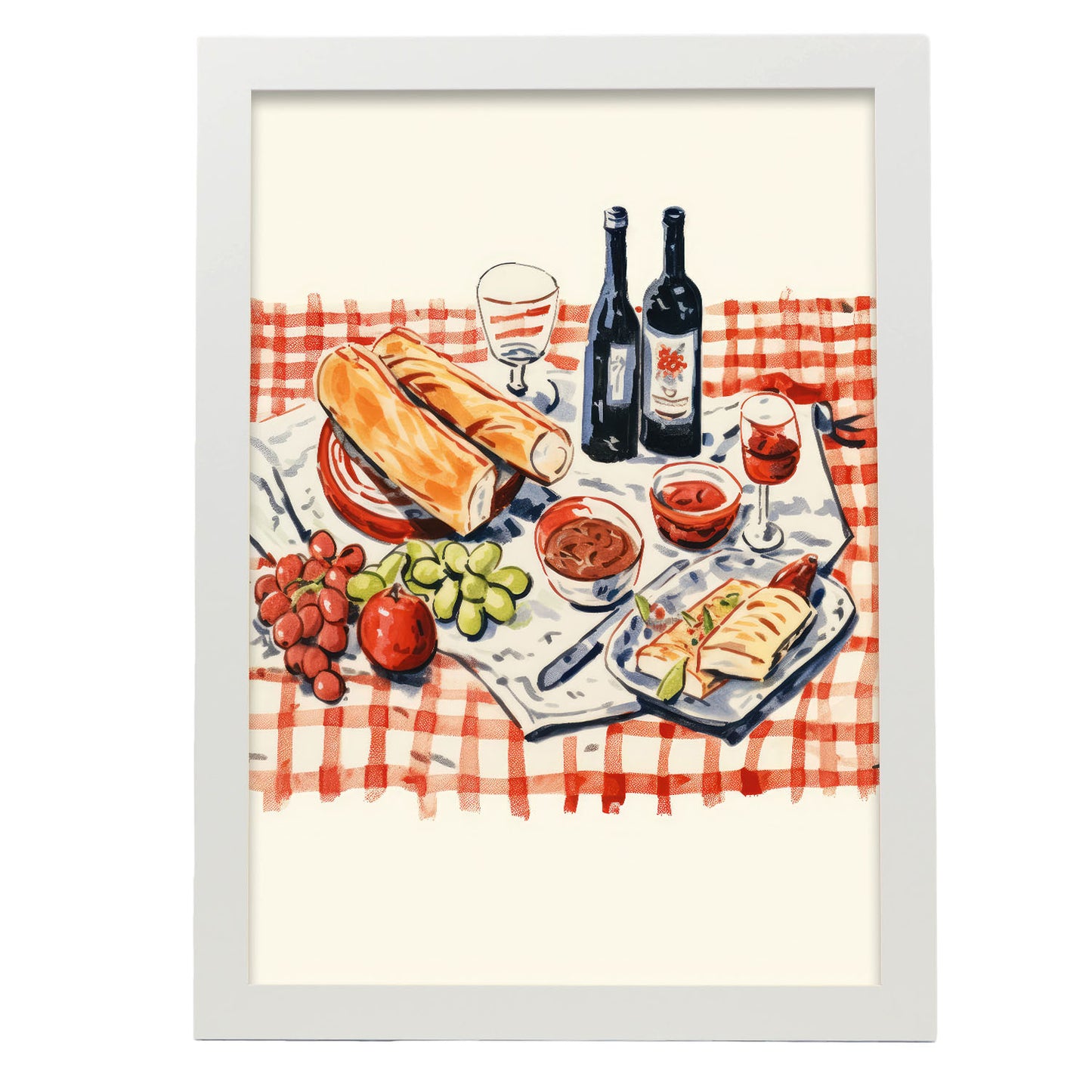 Nacnic Lámina Decorativa de Comidas Saladas