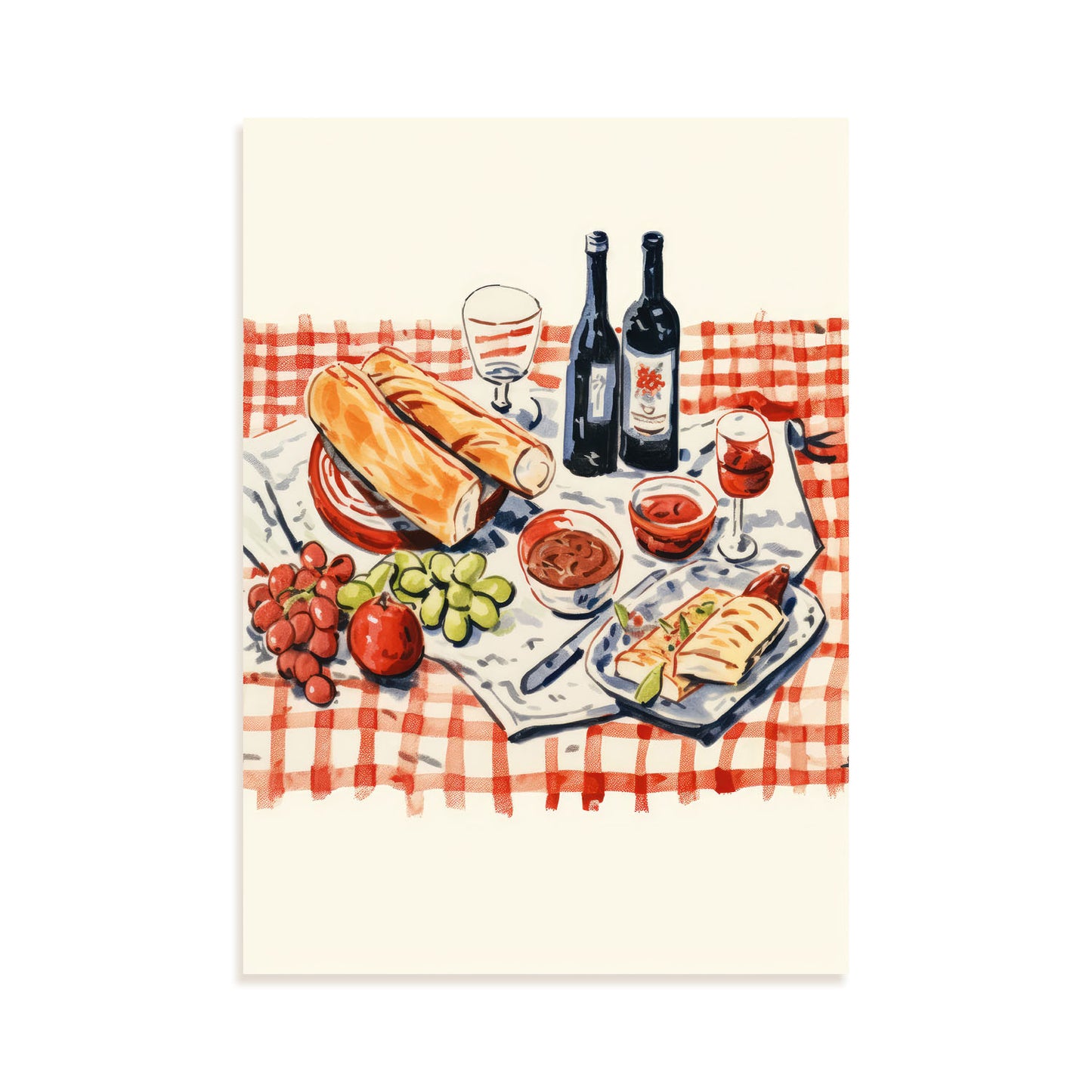 Nacnic Lámina Decorativa de Comidas Saladas