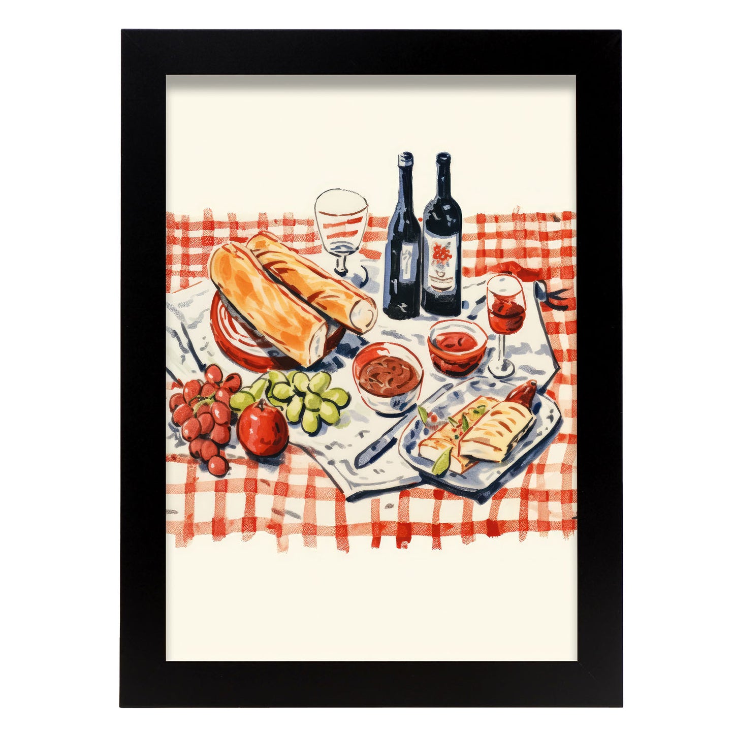 Nacnic Lámina Decorativa de Comidas Saladas