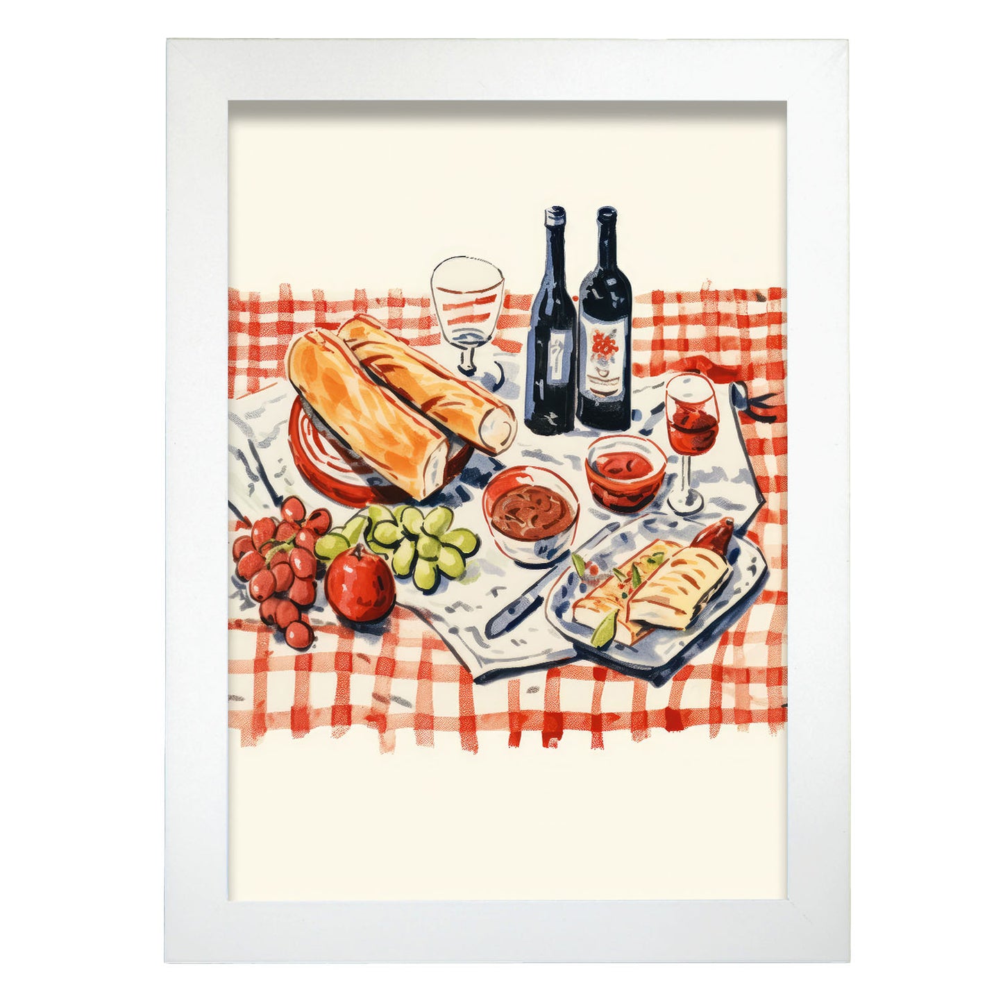 Nacnic Lámina Decorativa de Comidas Saladas