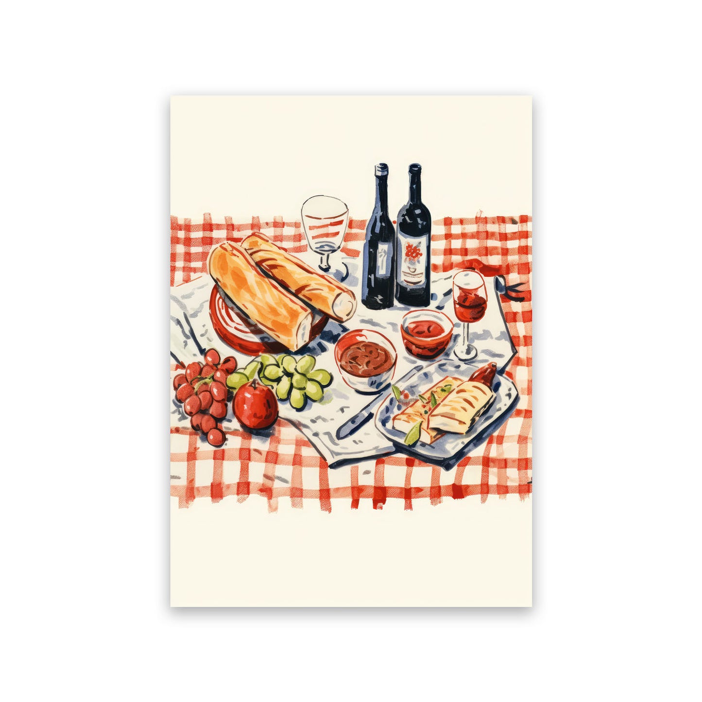 Nacnic Lámina Decorativa de Comidas Saladas