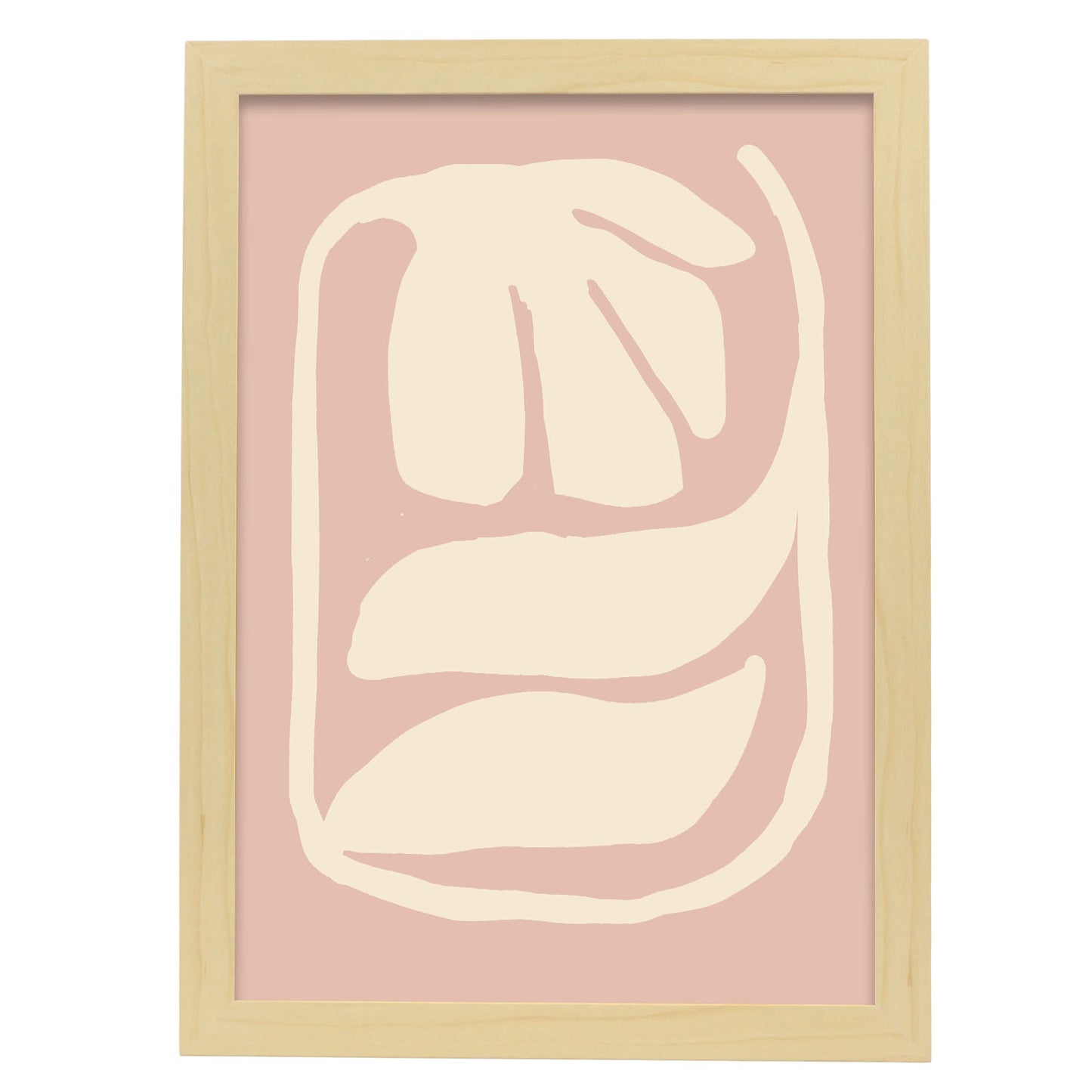 Lámina Artesanal Nacnic Flora Inspirada en Matisse