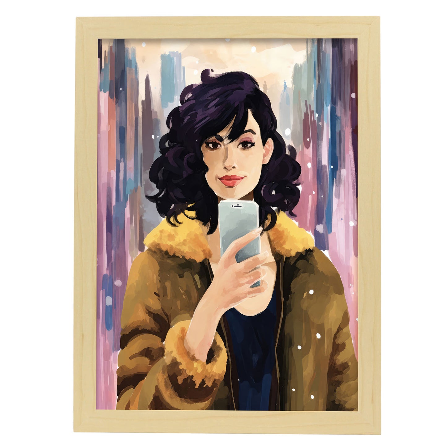 Nacnic Lámina de Pintura Lady Amanda