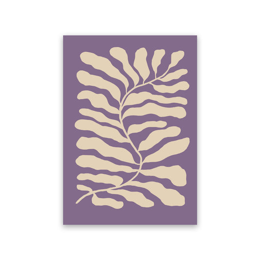 Lámina Nacnic Hoja Maravillosa Inspirado en Matisse