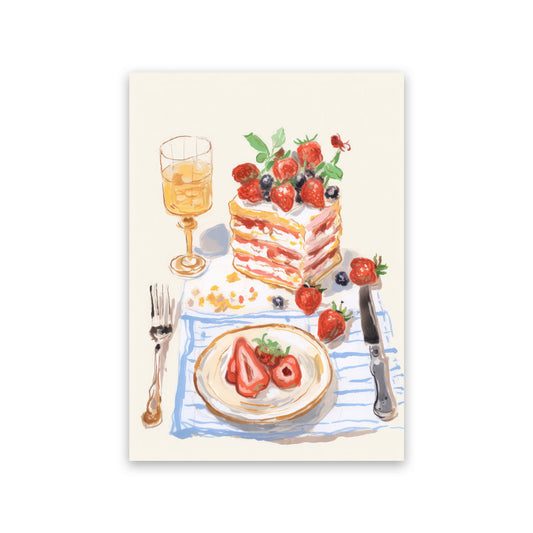 Nacnic Lámina de Pintura de Alimentos Mordedura de Fresa