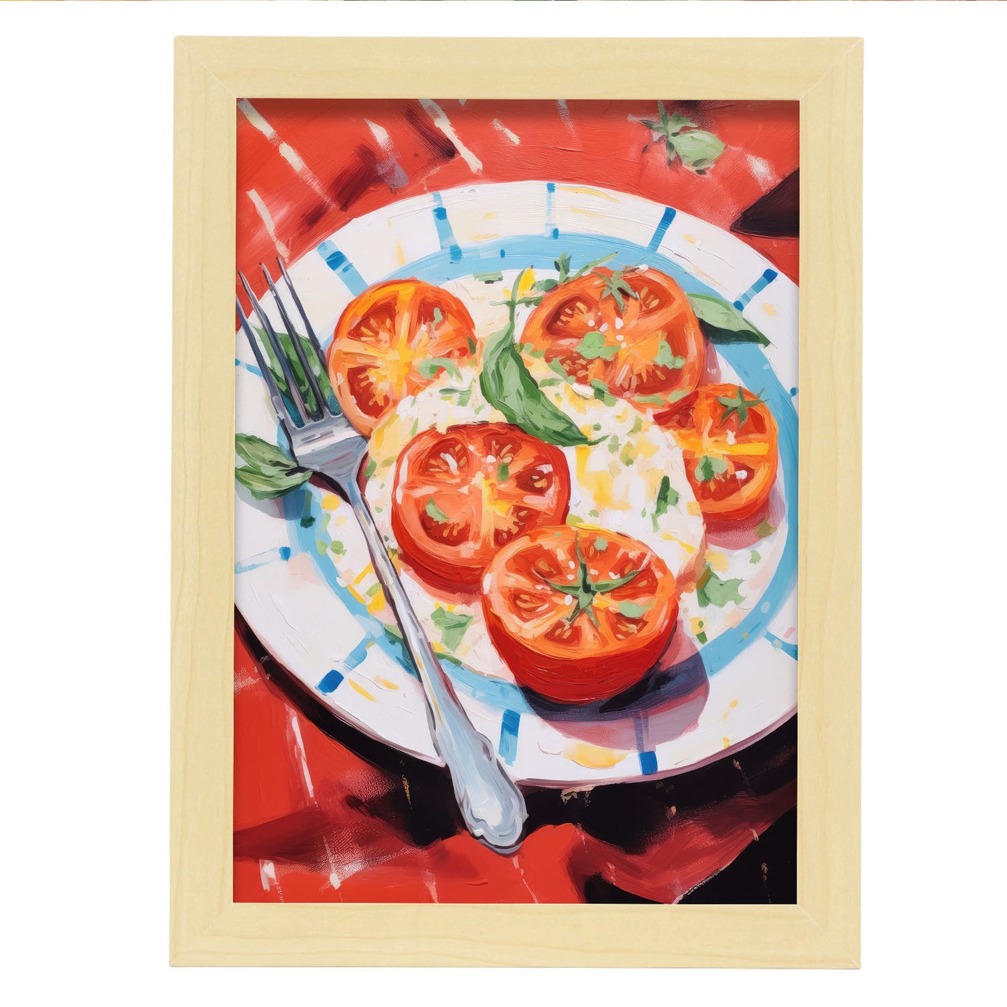 Lamina Nacnic Tomates Deleite en Pintura de Alimentos