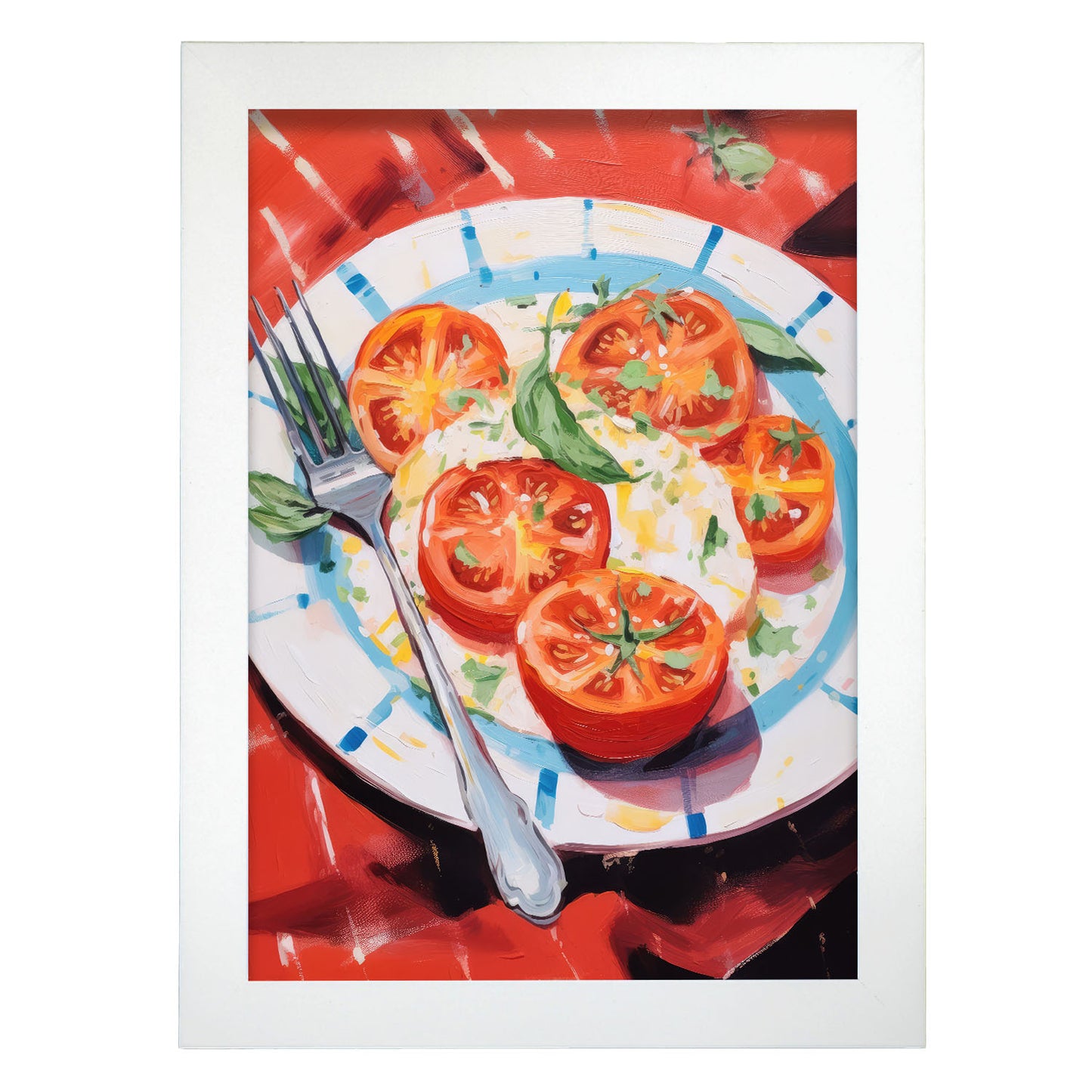 Lamina Nacnic Tomates Deleite en Pintura de Alimentos