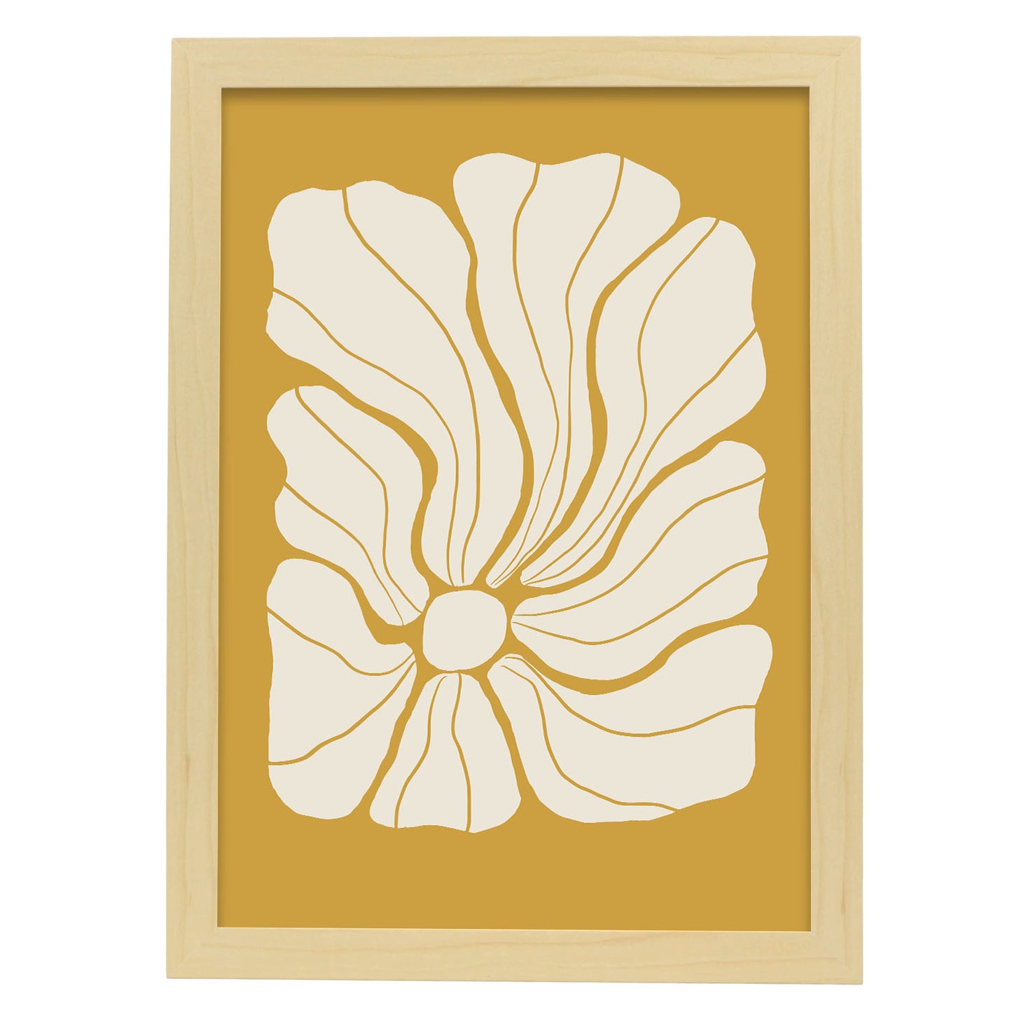 Nacnic Lámina Flora de Durazno Inspirada en Matisse