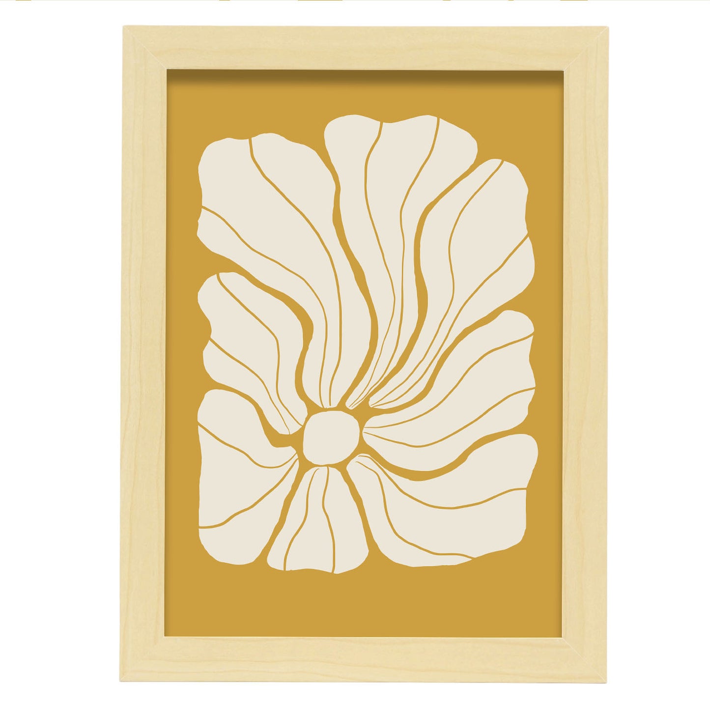 Nacnic Lámina Flora de Durazno Inspirada en Matisse