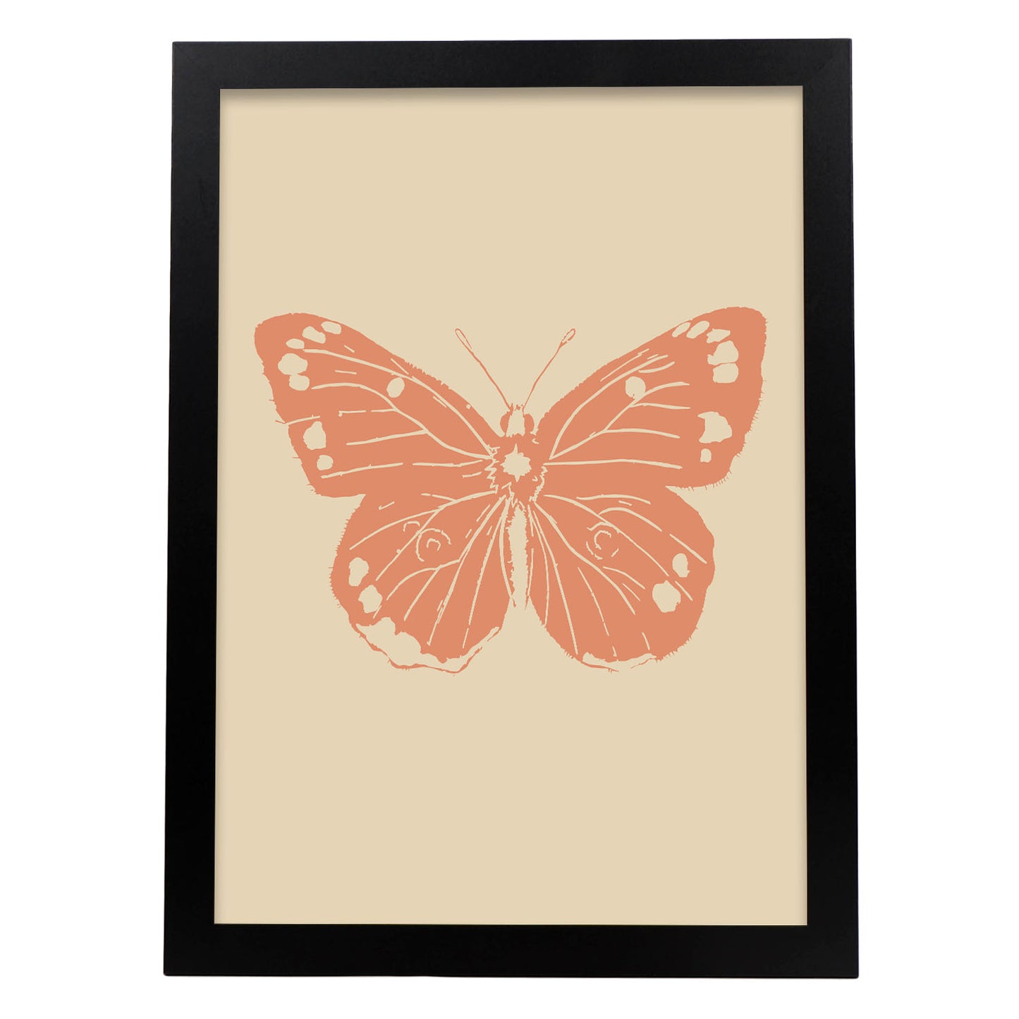 Lámina Nacnic Mariposa Hermosa Inspirada en Matisse