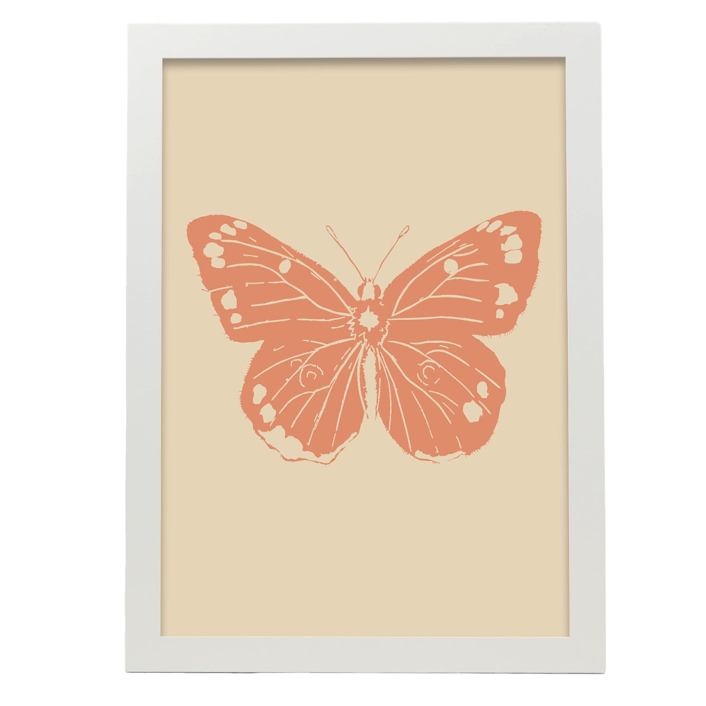 Lámina Nacnic Mariposa Hermosa Inspirada en Matisse