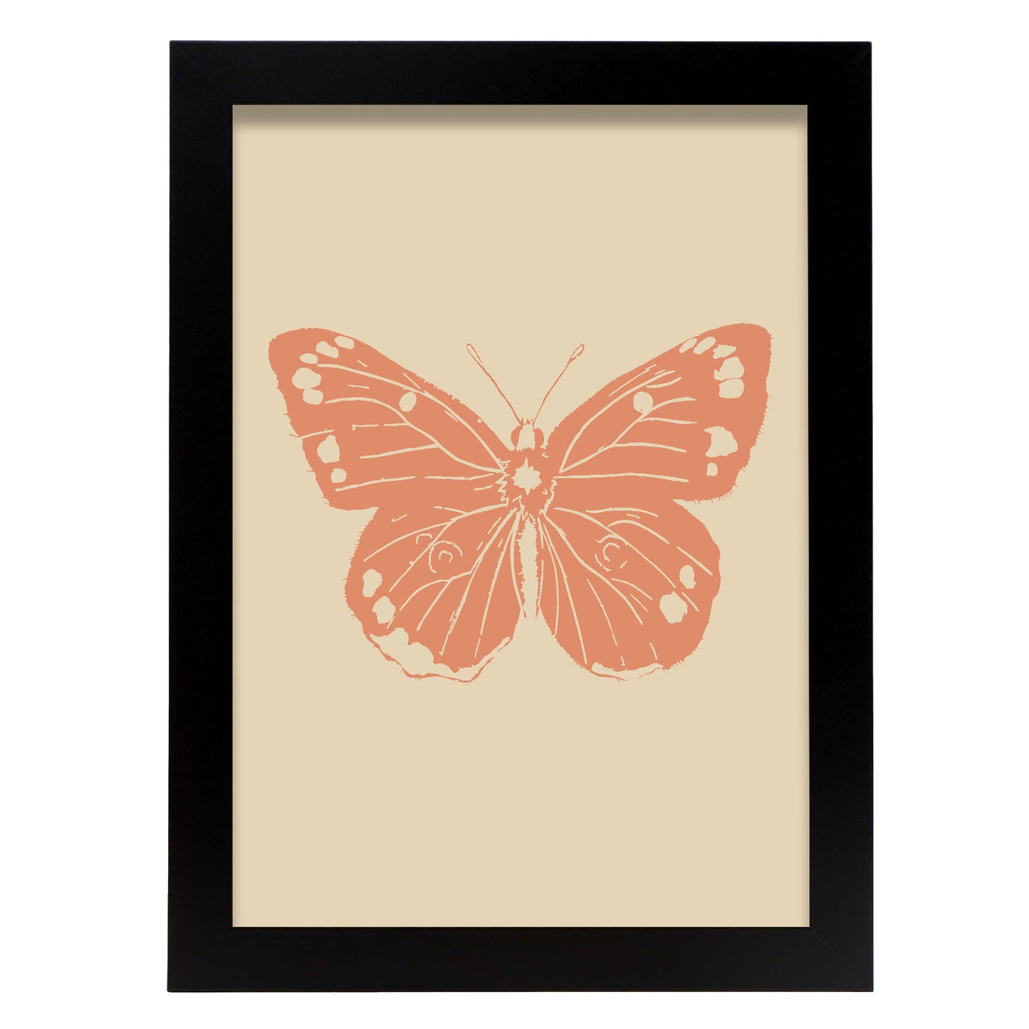 Lámina Nacnic Mariposa Hermosa Inspirada en Matisse