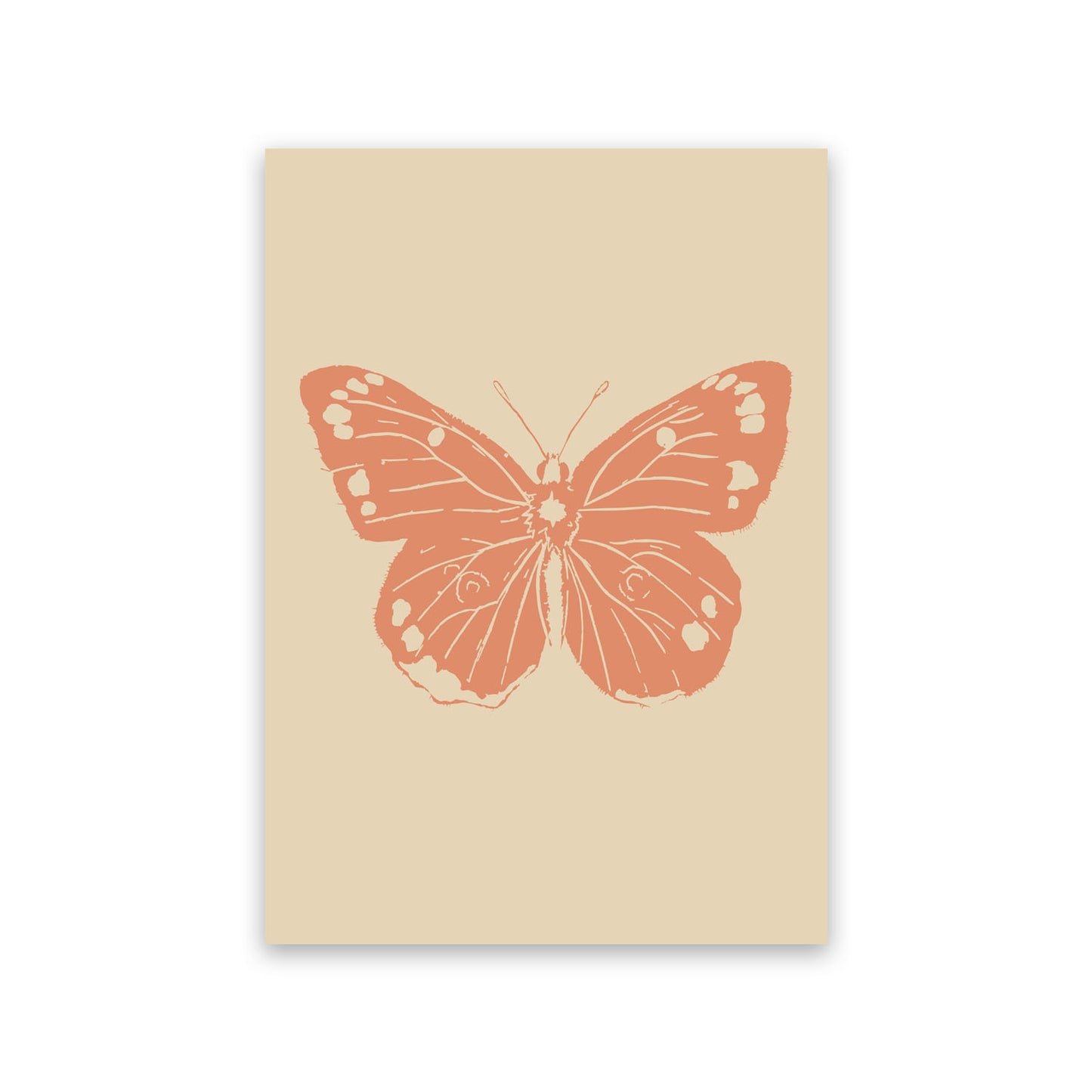 Lámina Nacnic Mariposa Hermosa Inspirada en Matisse