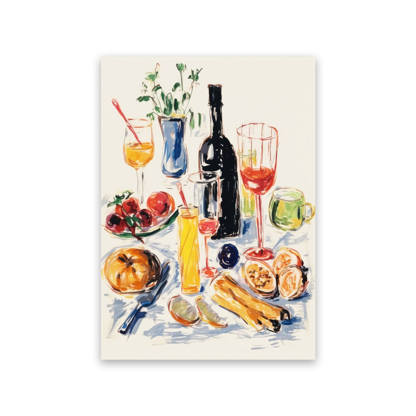 Lamina Estampada Comida Picante de Nacnic