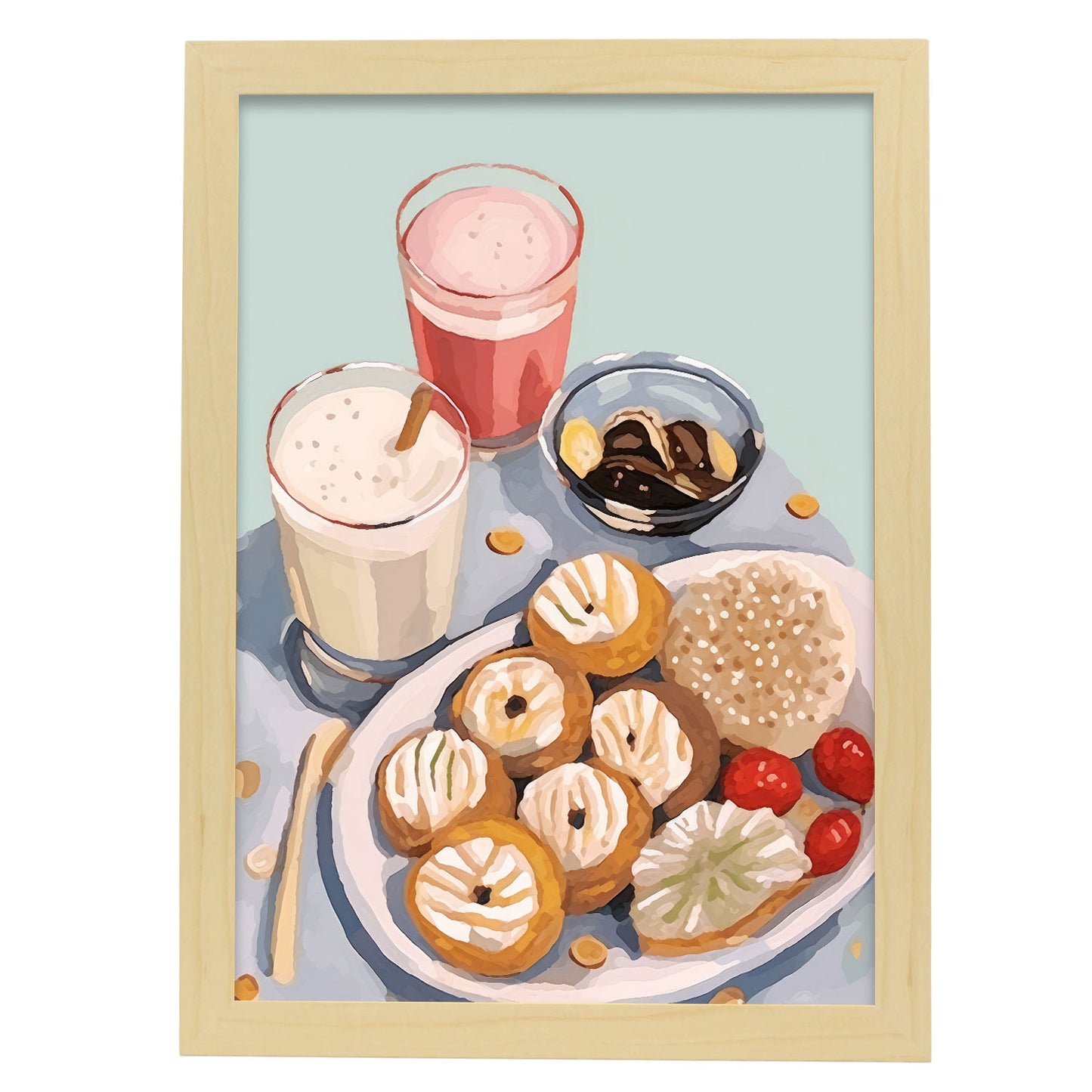 Lamina Nacnic Merienda con Estampado Decorativo