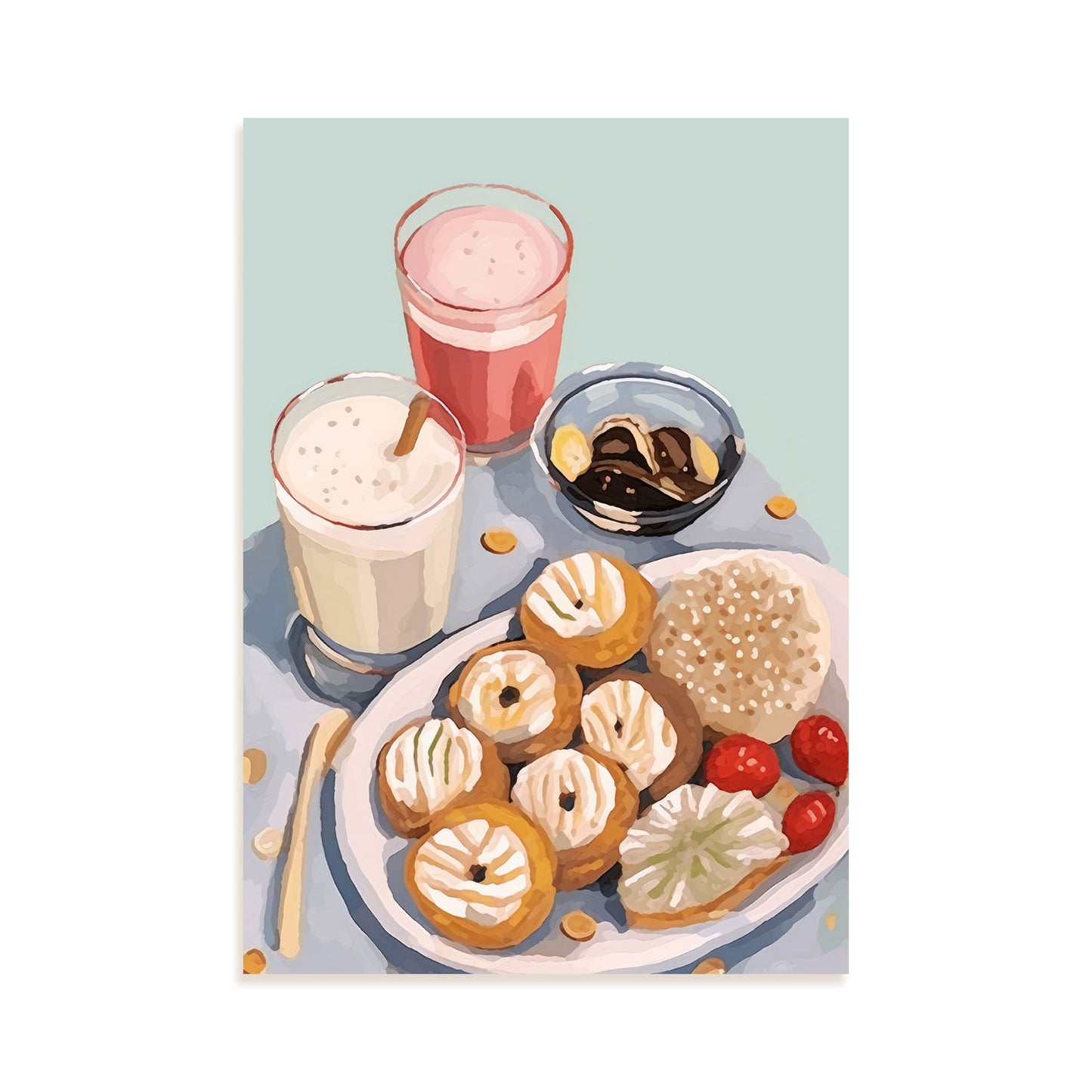 Lamina Nacnic Merienda con Estampado Decorativo