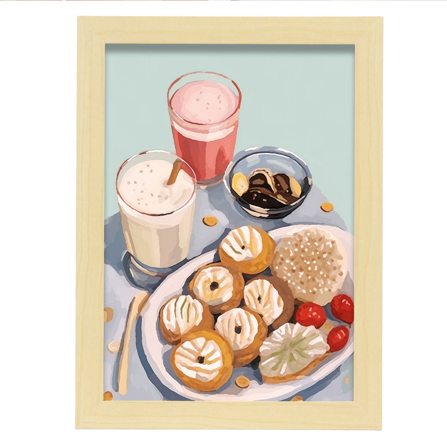 Lamina Nacnic Merienda con Estampado Decorativo