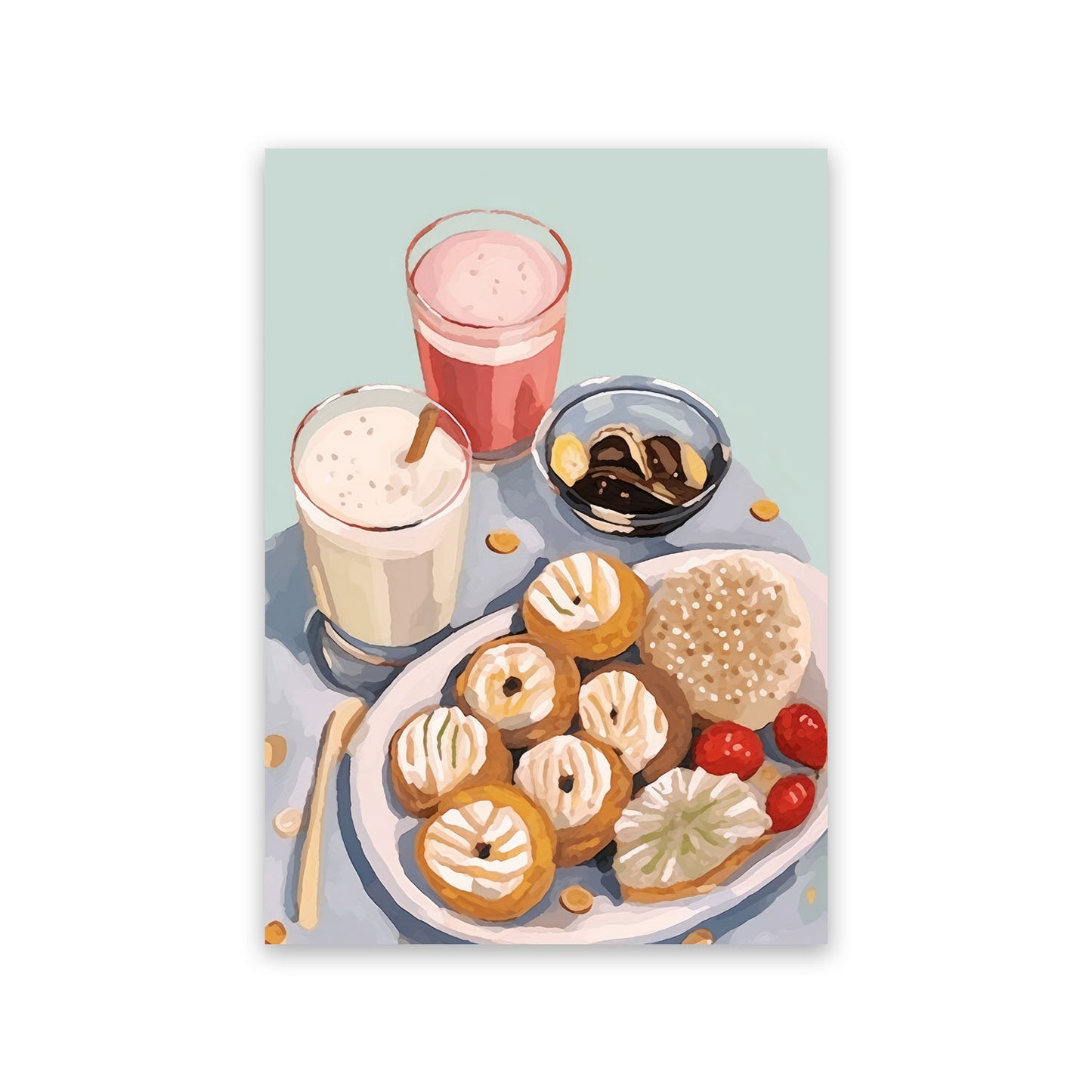 Lamina Nacnic Merienda con Estampado Decorativo