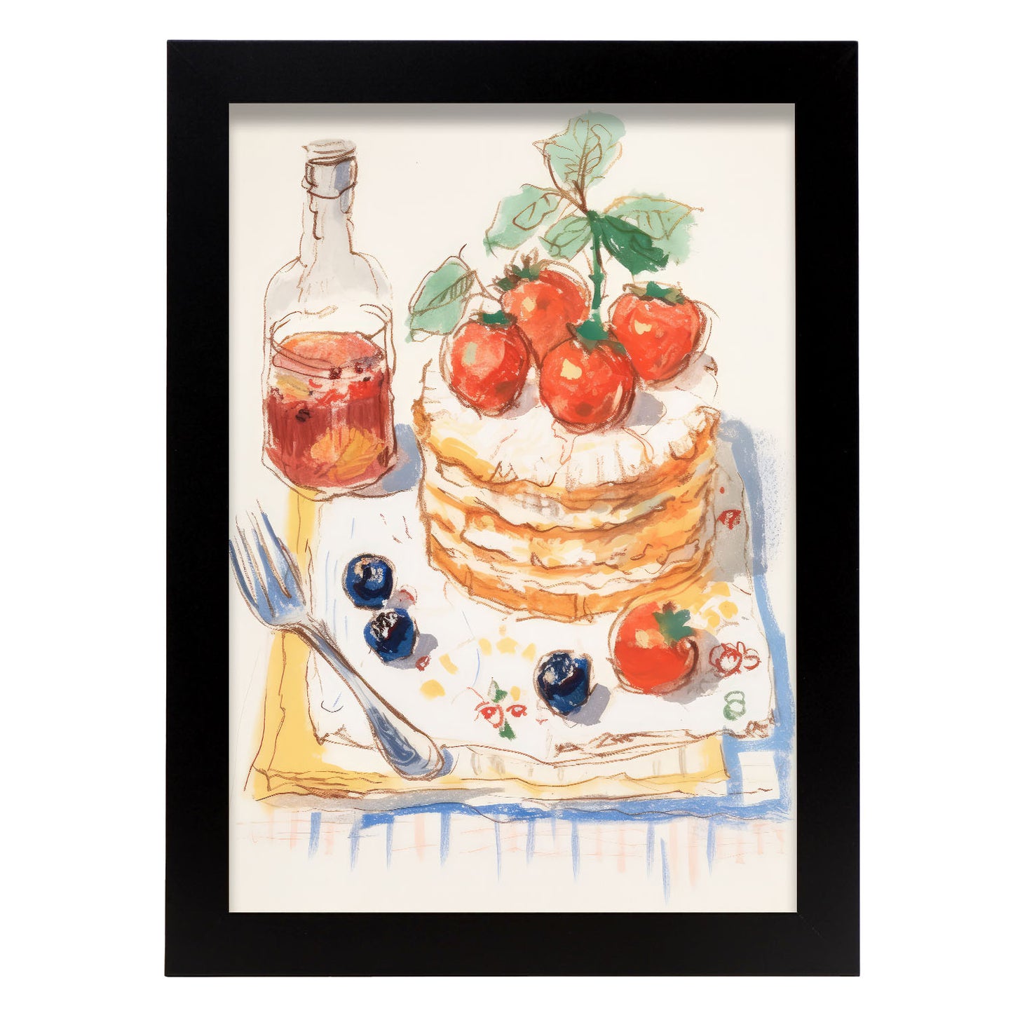 Lamina Nacnic Delisando el Pastel en Pintura de Alimentos
