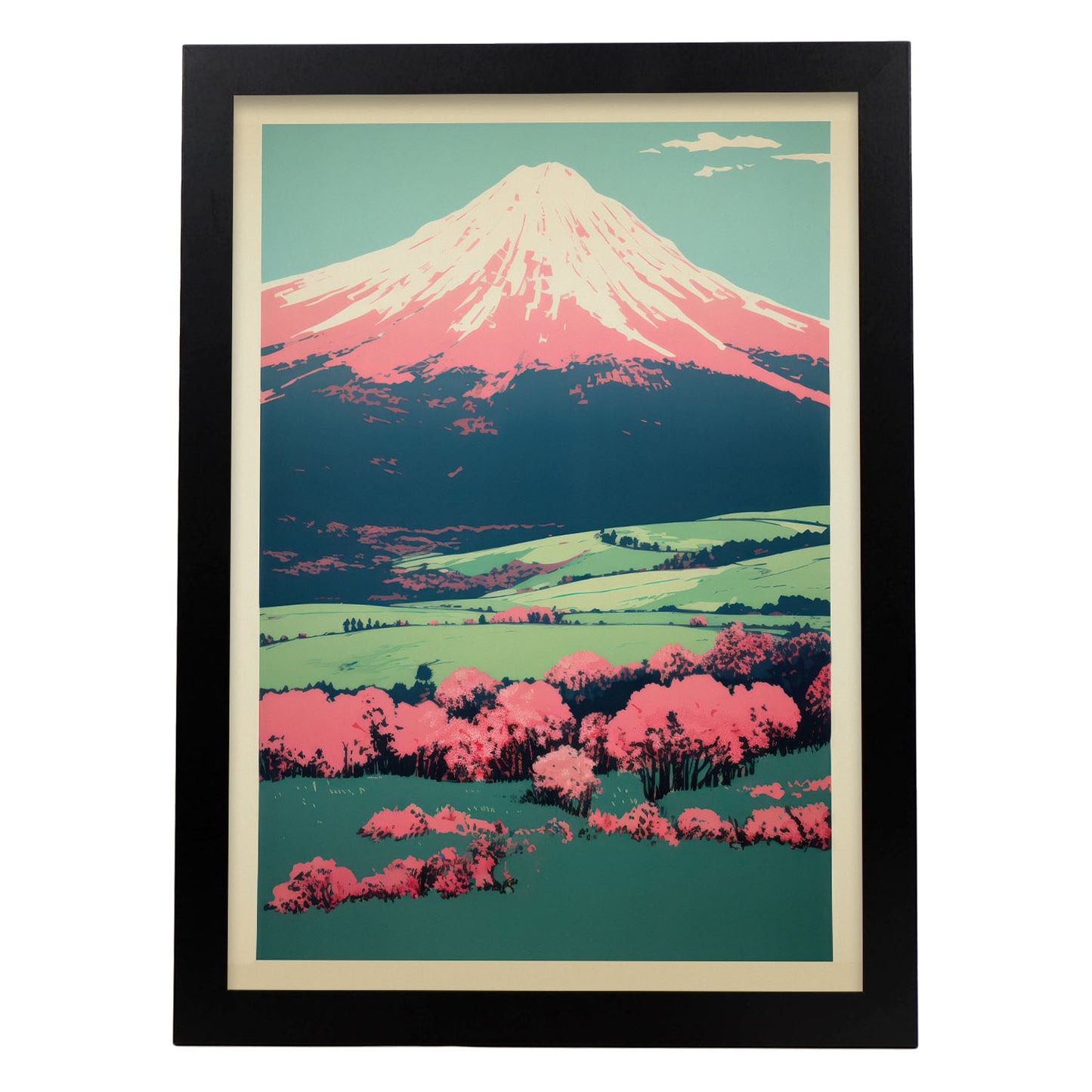 Lamina Nacnic de Mt. Fuji Majestuoso en Japonés Ecléctico