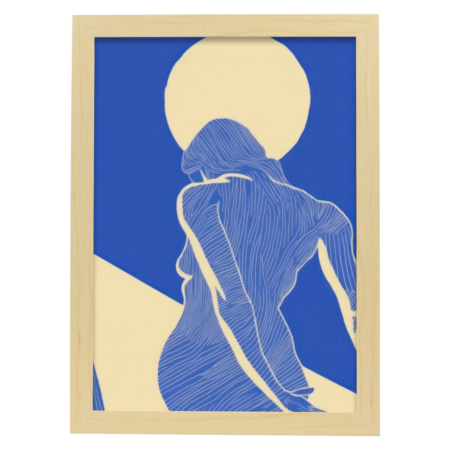 Lámina Nacnic Físico Iluminado por la Luna en Porcelanas Eclécticas