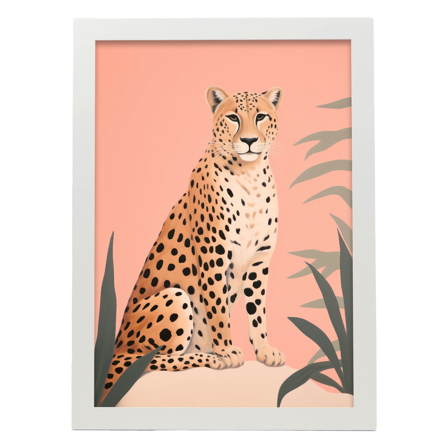 Lámina Ecléctica de Animales - Guepardo Grandioso de Nacnic