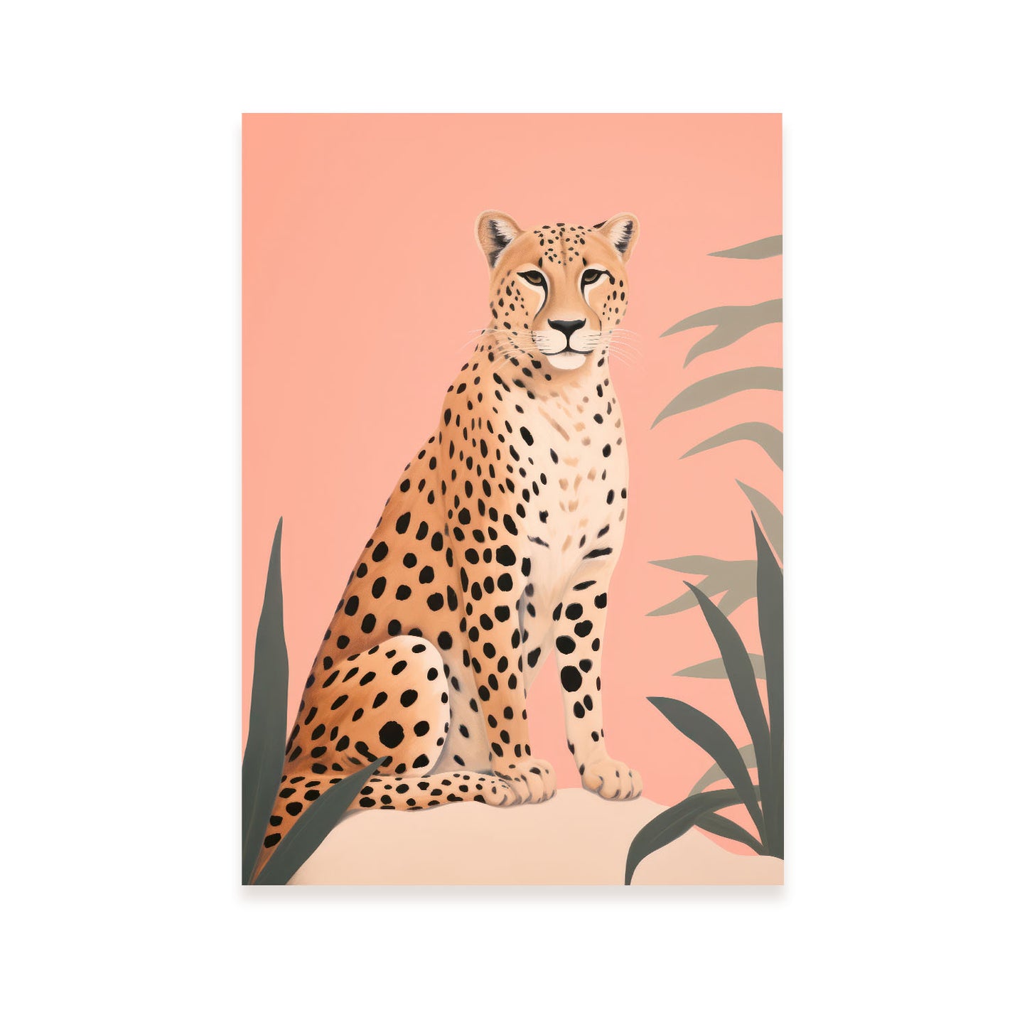 Lámina Ecléctica de Animales - Guepardo Grandioso de Nacnic