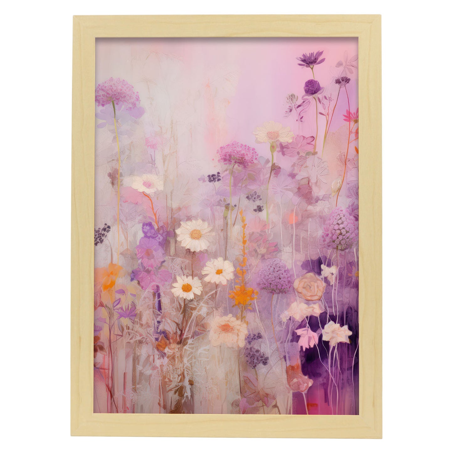 Lámina Nacnic Flores Abigarradas Estampadas Decorativas