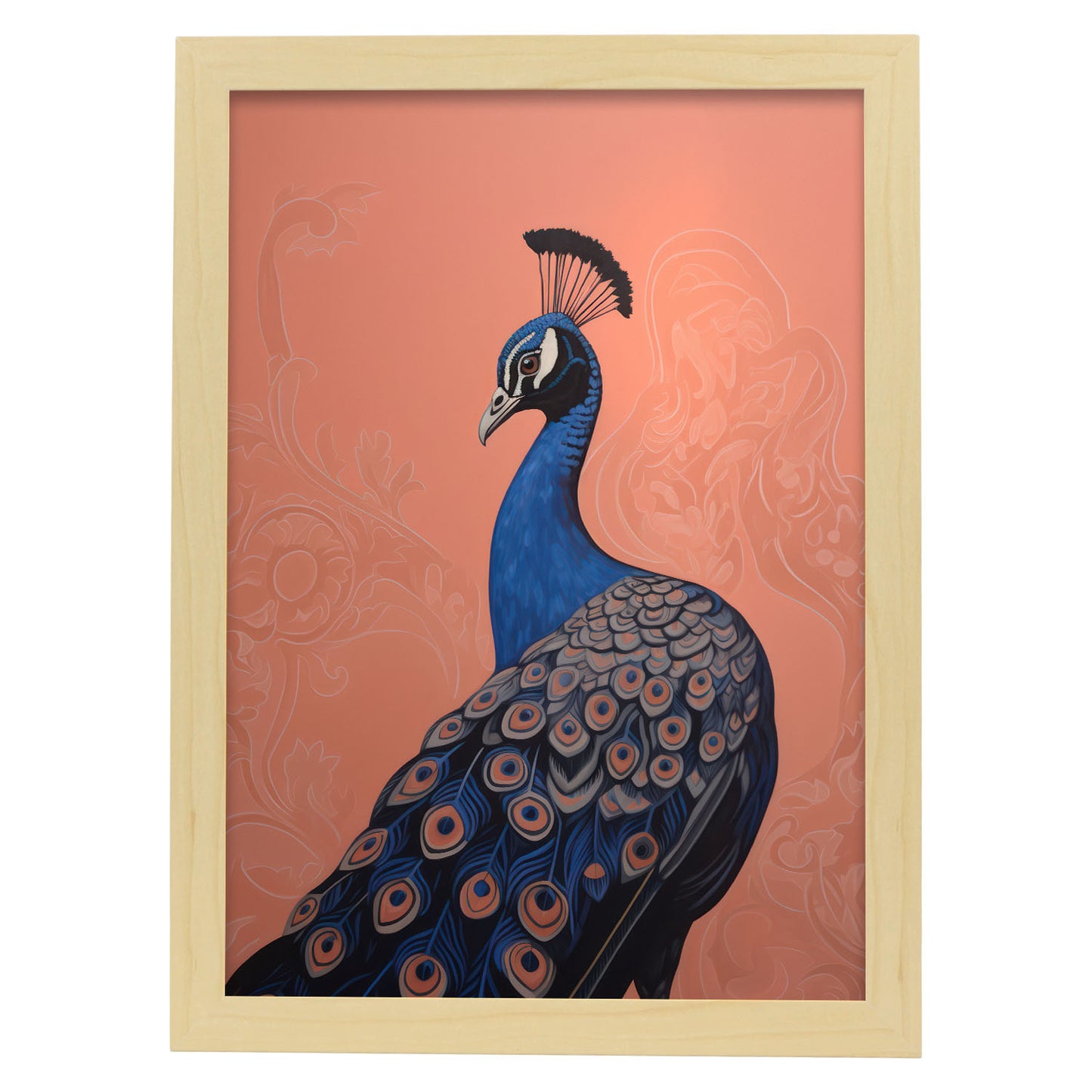 Nacnic Lámina de Pavo Real Deslumbrante