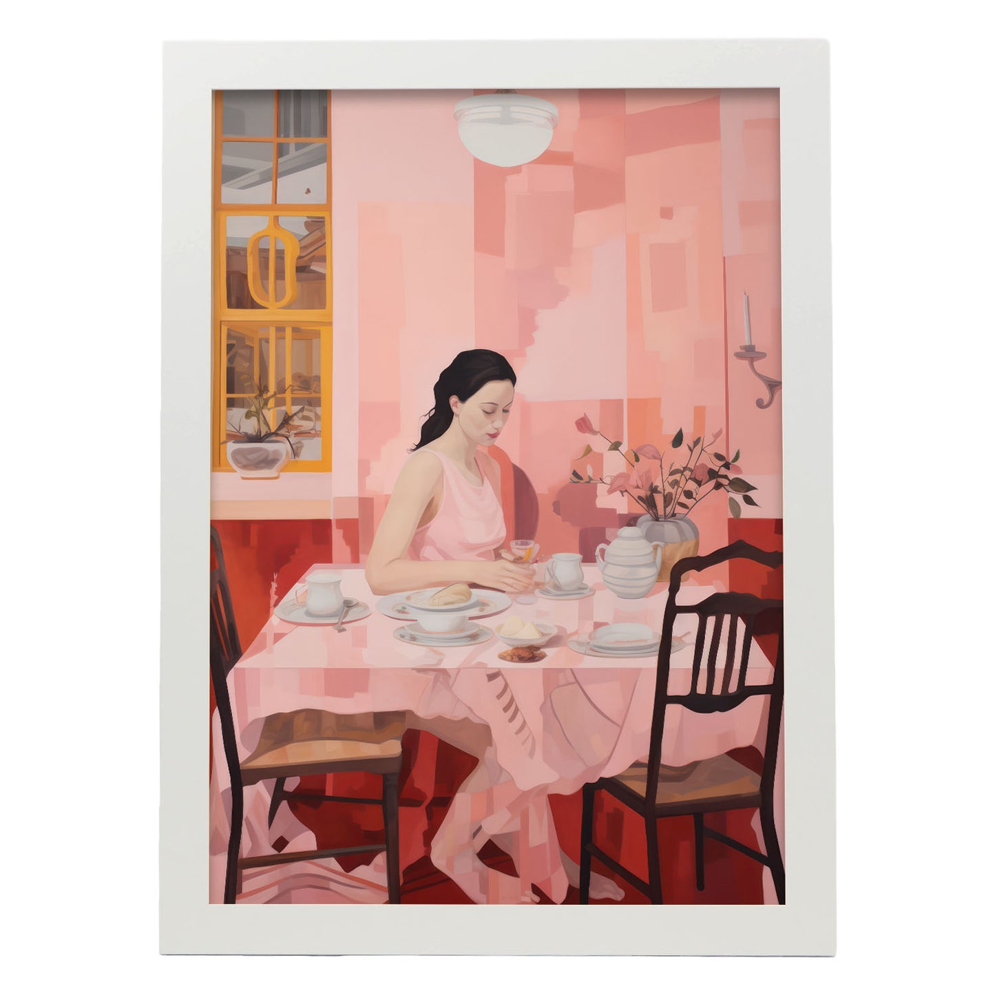 Lámina Nacnic Desayuno Suave en Rosa