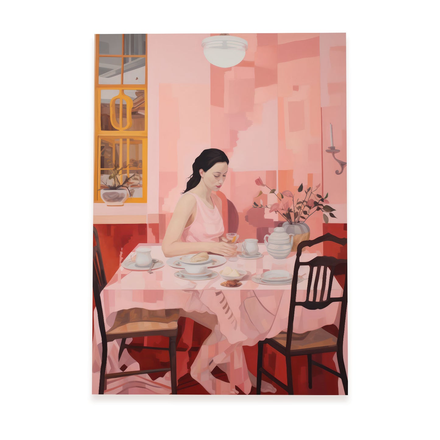 Lámina Nacnic Desayuno Suave en Rosa