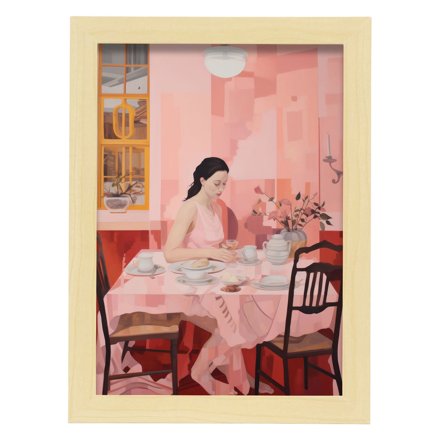 Lámina Nacnic Desayuno Suave en Rosa