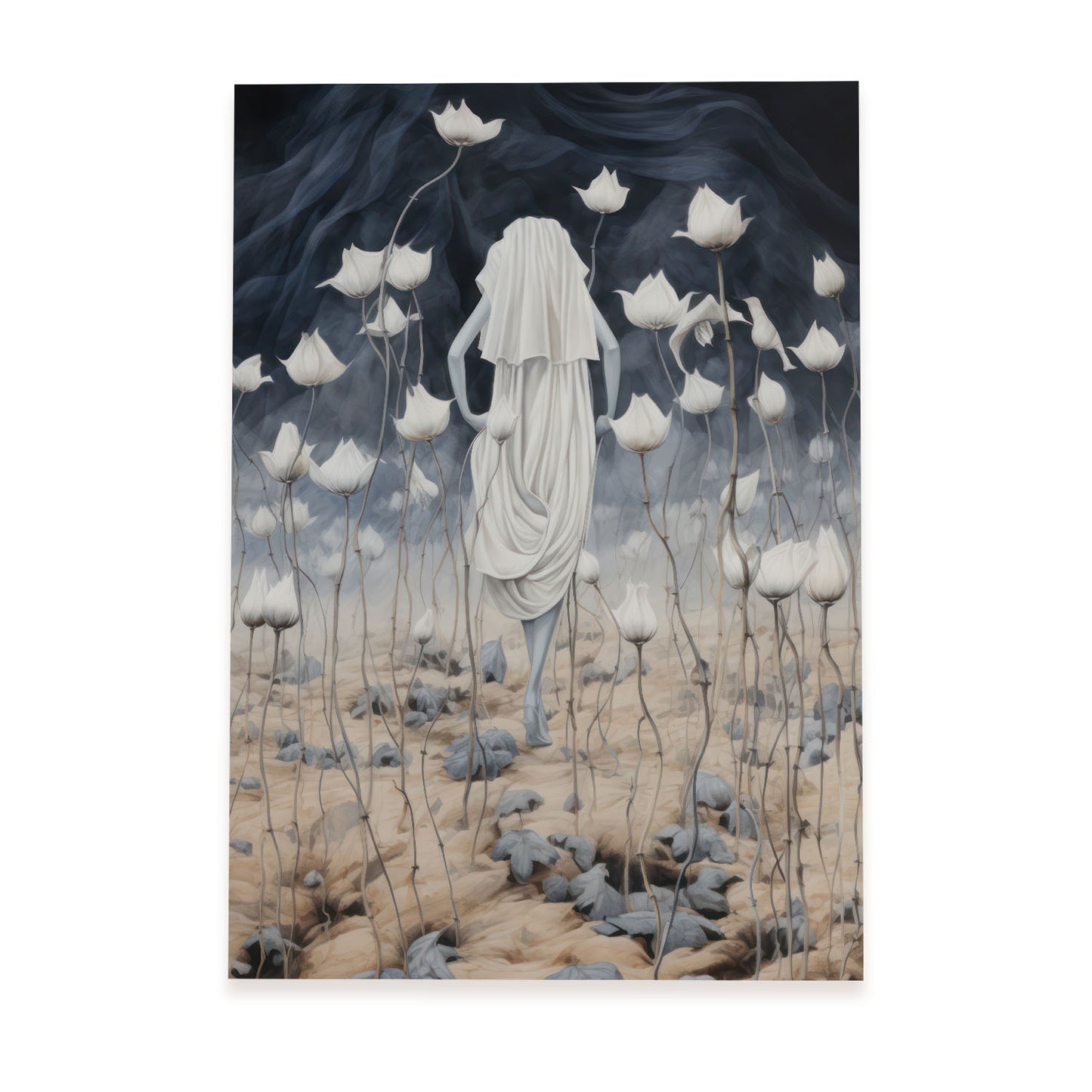 Lámina Nacnic Doncella en Blanco