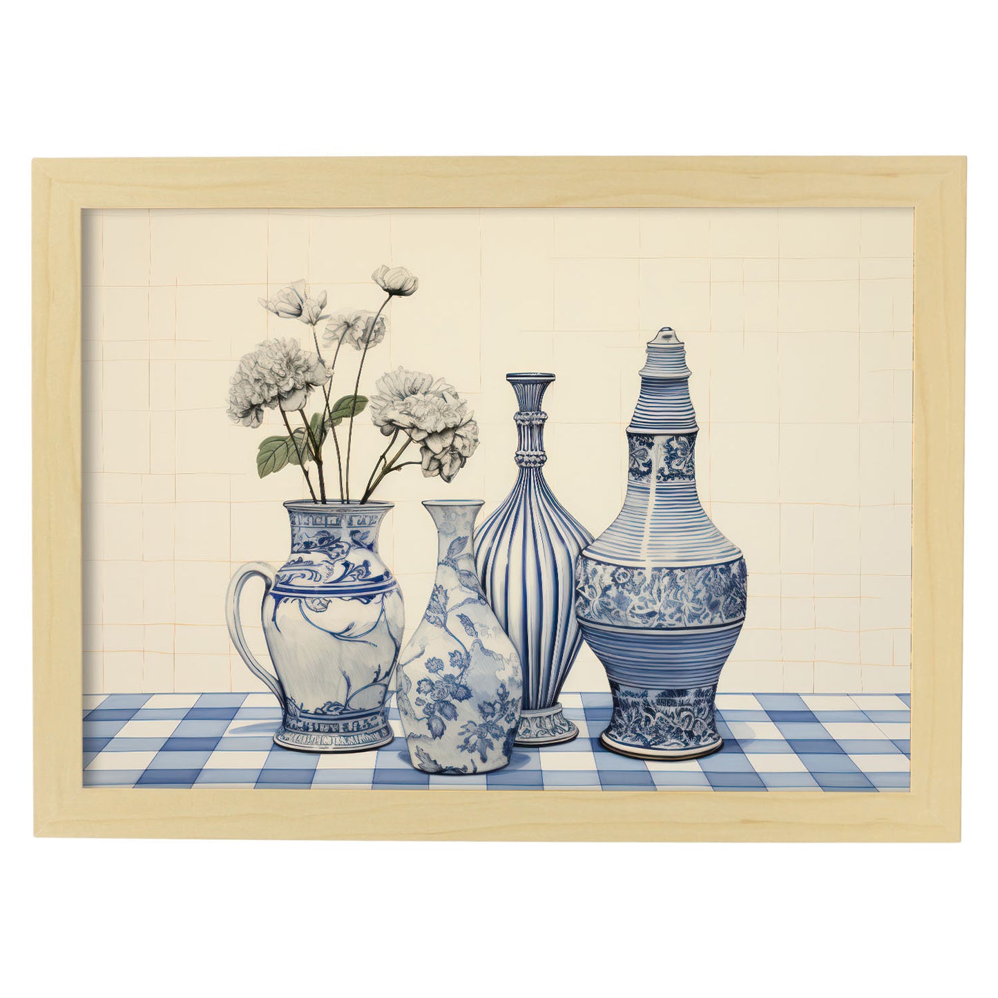 Nacnic Lámina de Porcelana China Ecléctica