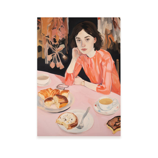 Lamina Nacnic Miss Lassie para Habitación Rosa Ecléctica