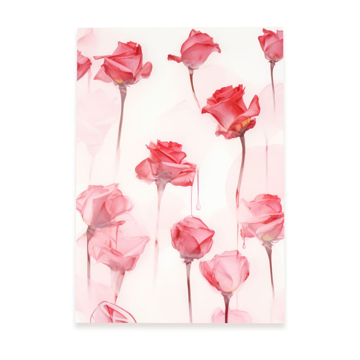 Lámina Nacnic Rosas Rojas Eclécticas
