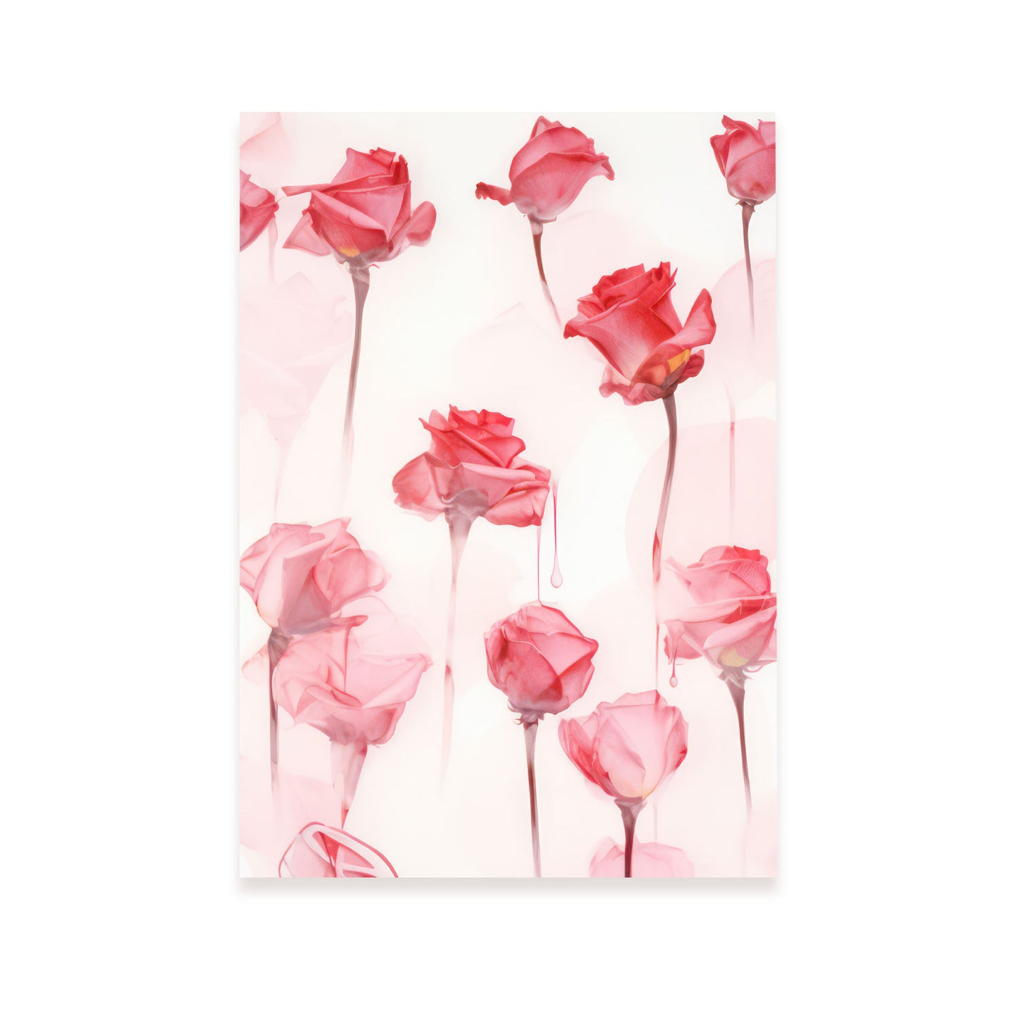 Lámina Nacnic Rosas Rojas Eclécticas