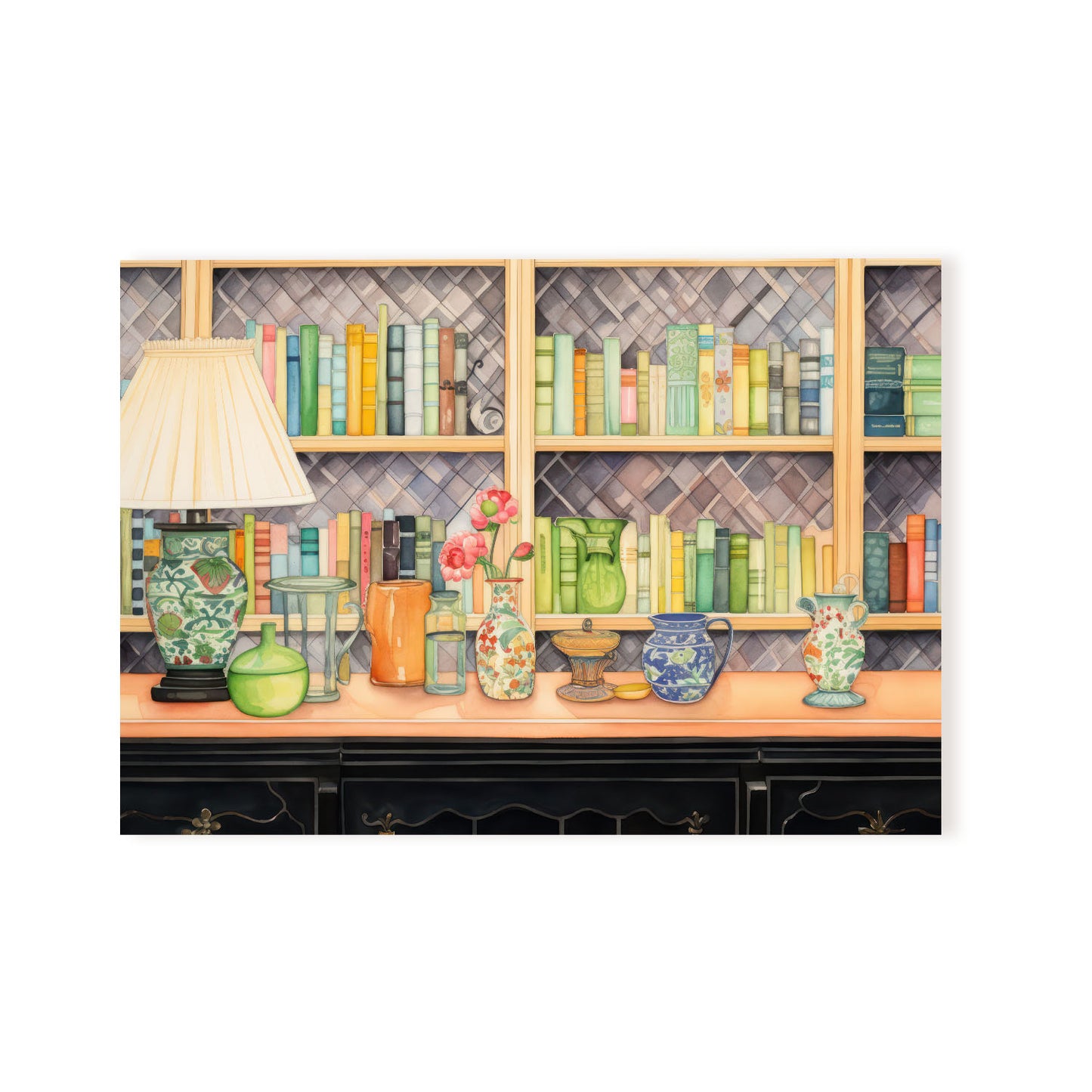 Nacnic Gusano de Libros Lámina Ecléctico