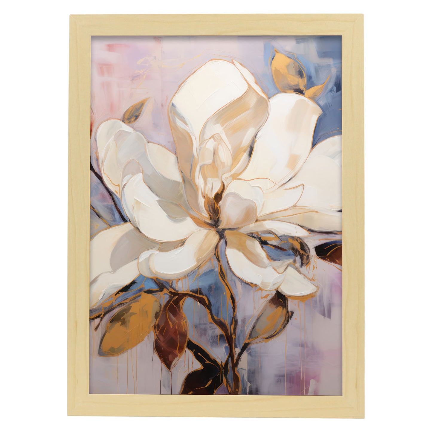 Lámina Nacnic de Flor Blanca
