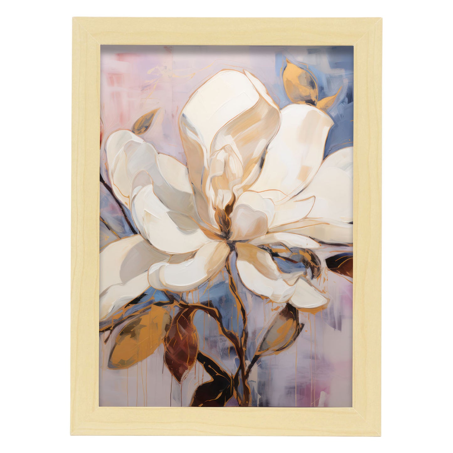 Lámina Nacnic de Flor Blanca