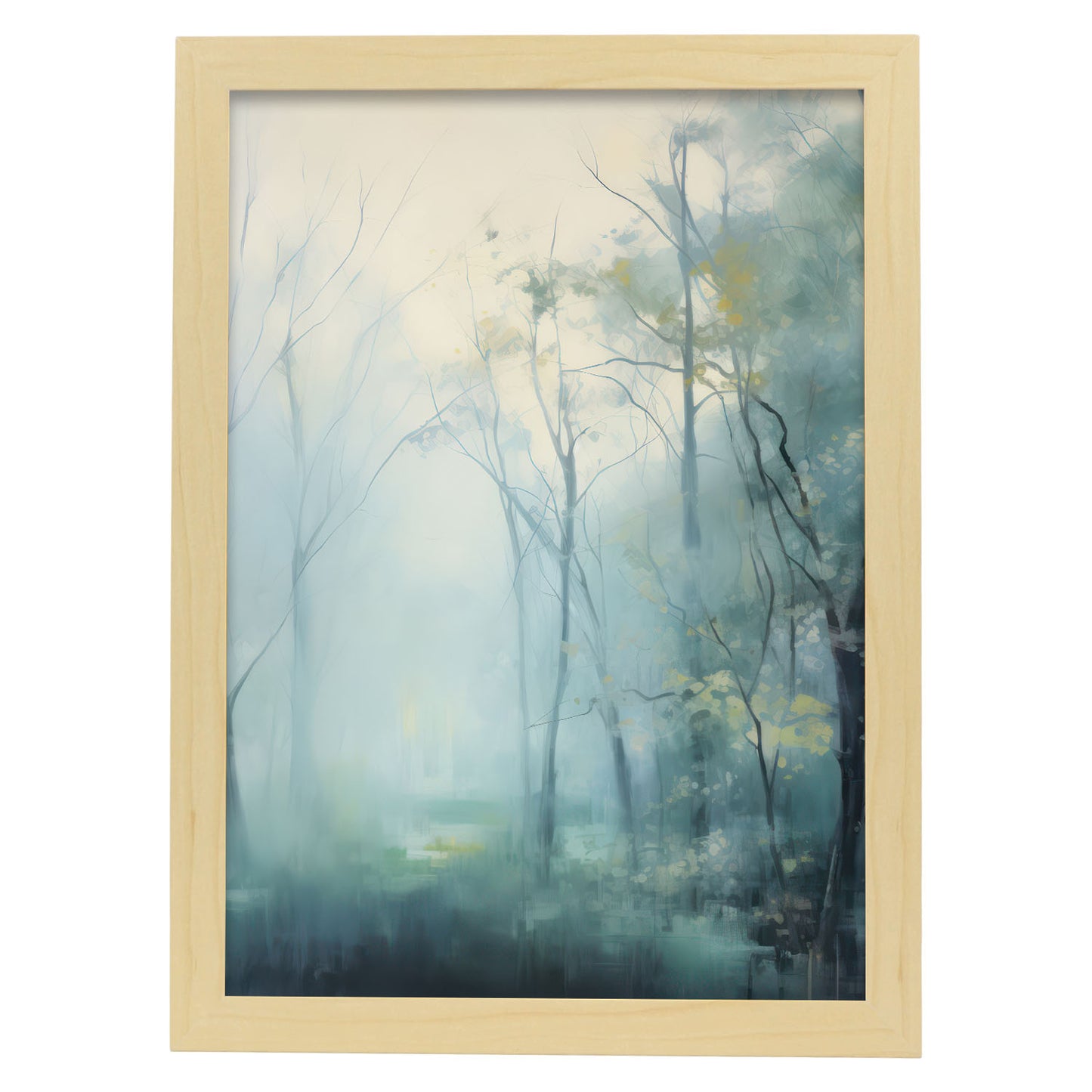 Lamina Nacnic Naturaleza Niebla en Paisaje Ecléctico