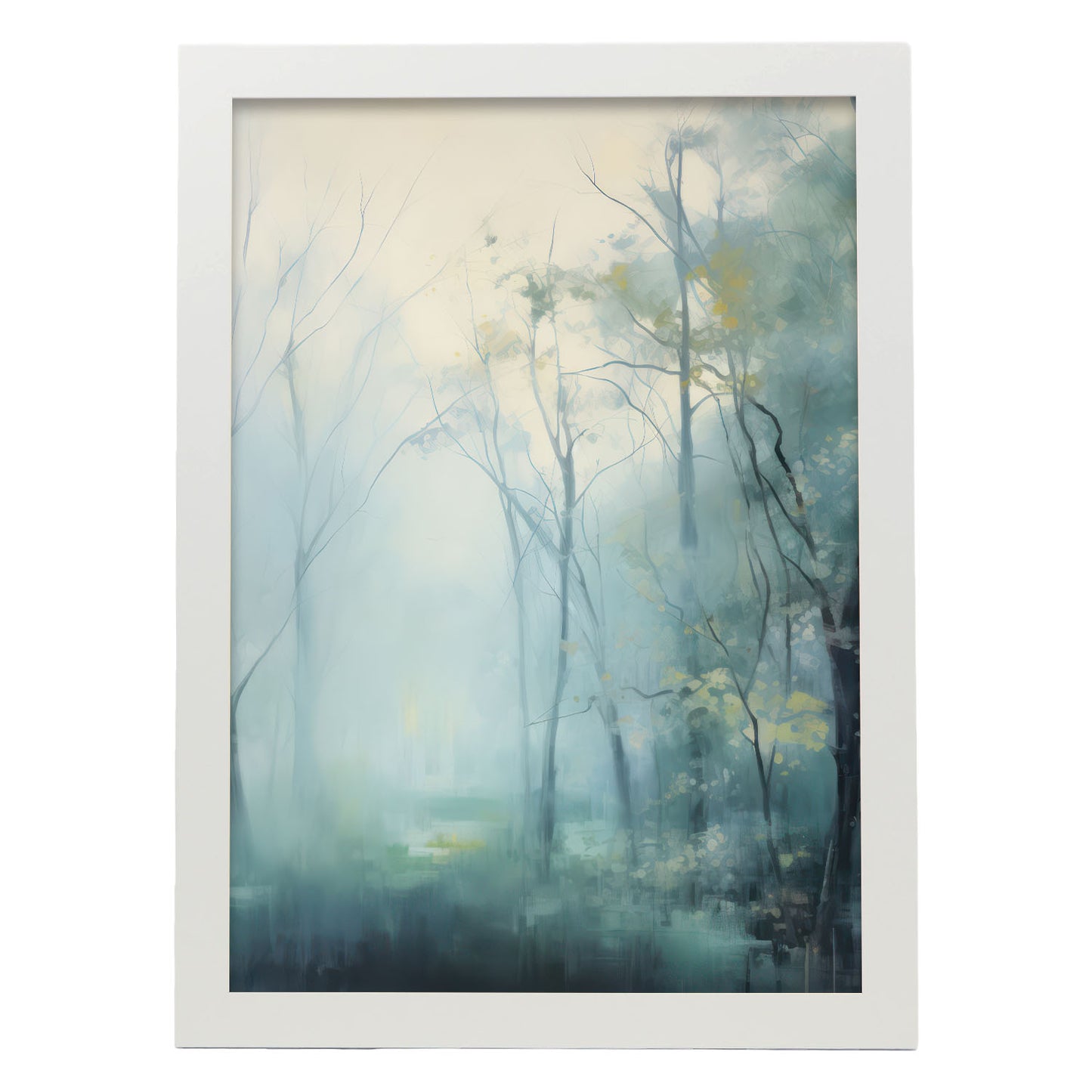 Lamina Nacnic Naturaleza Niebla en Paisaje Ecléctico