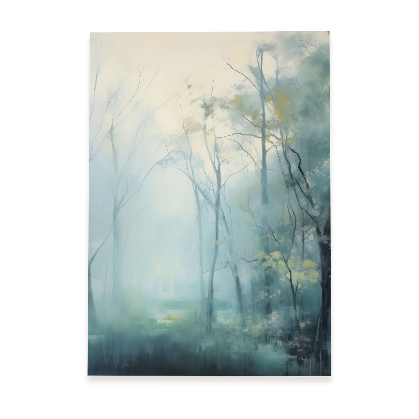 Lamina Nacnic Naturaleza Niebla en Paisaje Ecléctico