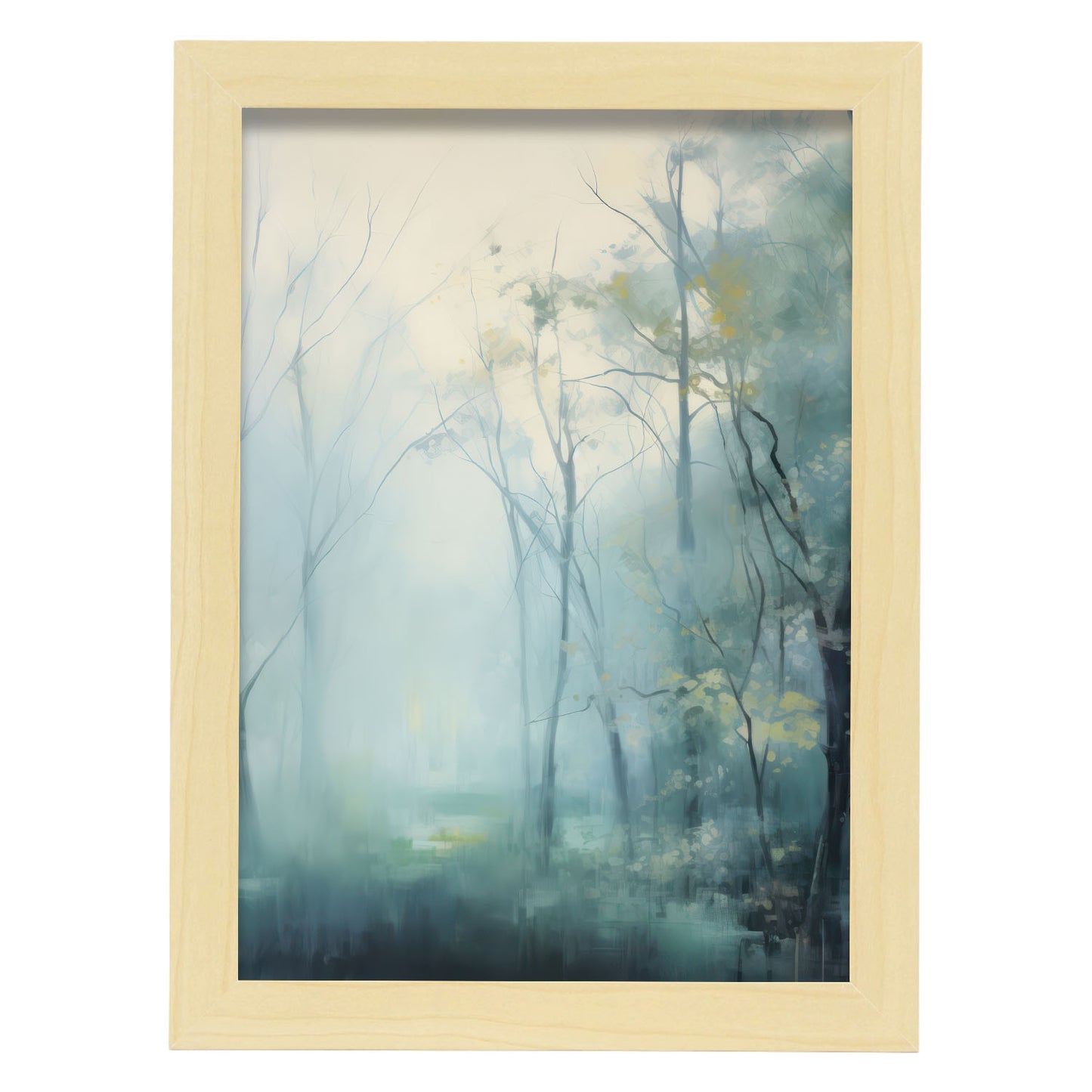 Lamina Nacnic Naturaleza Niebla en Paisaje Ecléctico