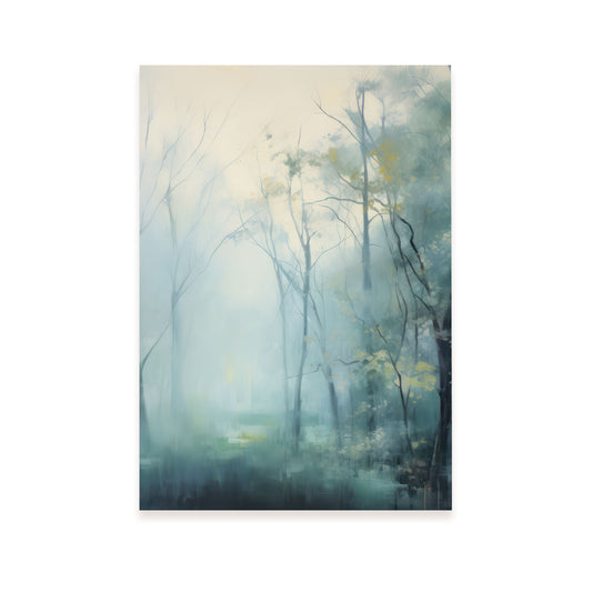 Lamina Nacnic Naturaleza Niebla en Paisaje Ecléctico