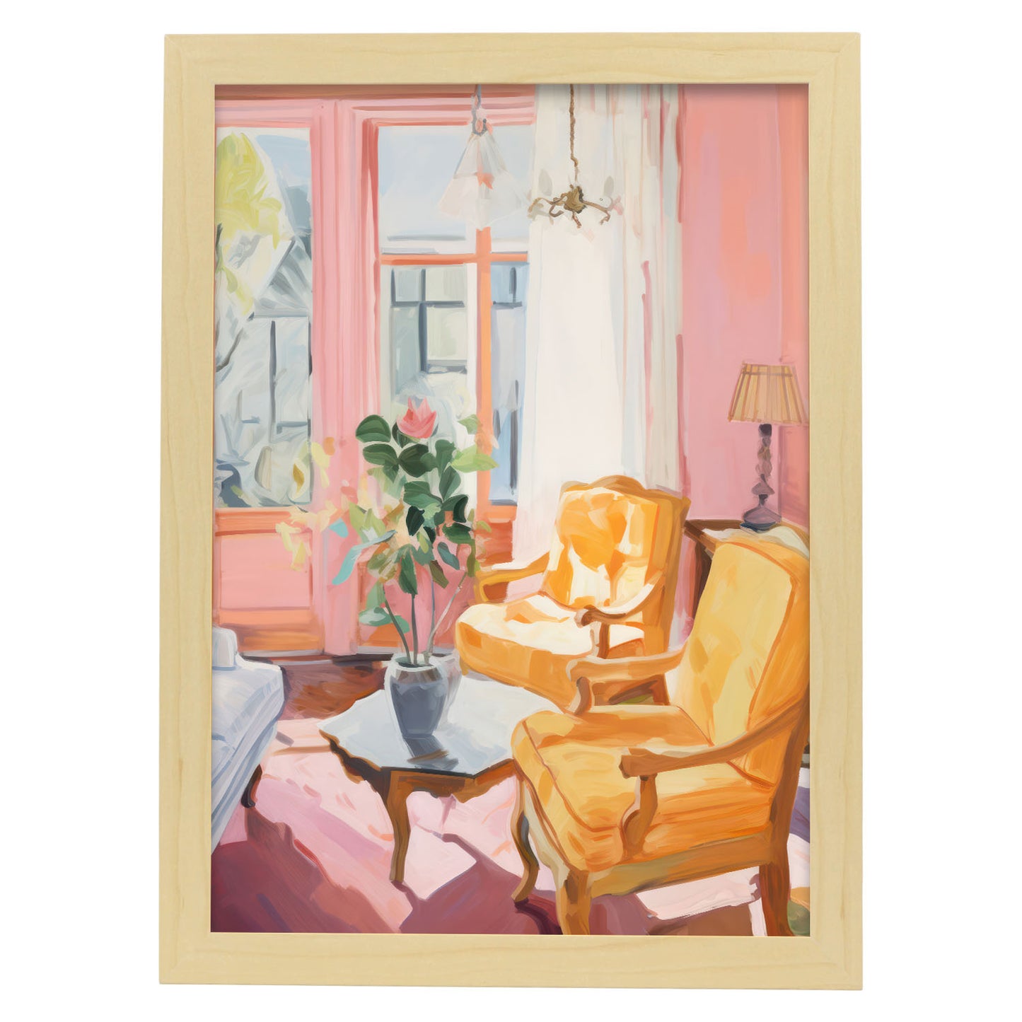 Lamina Nacnic Caise Longue 2 en Rosa