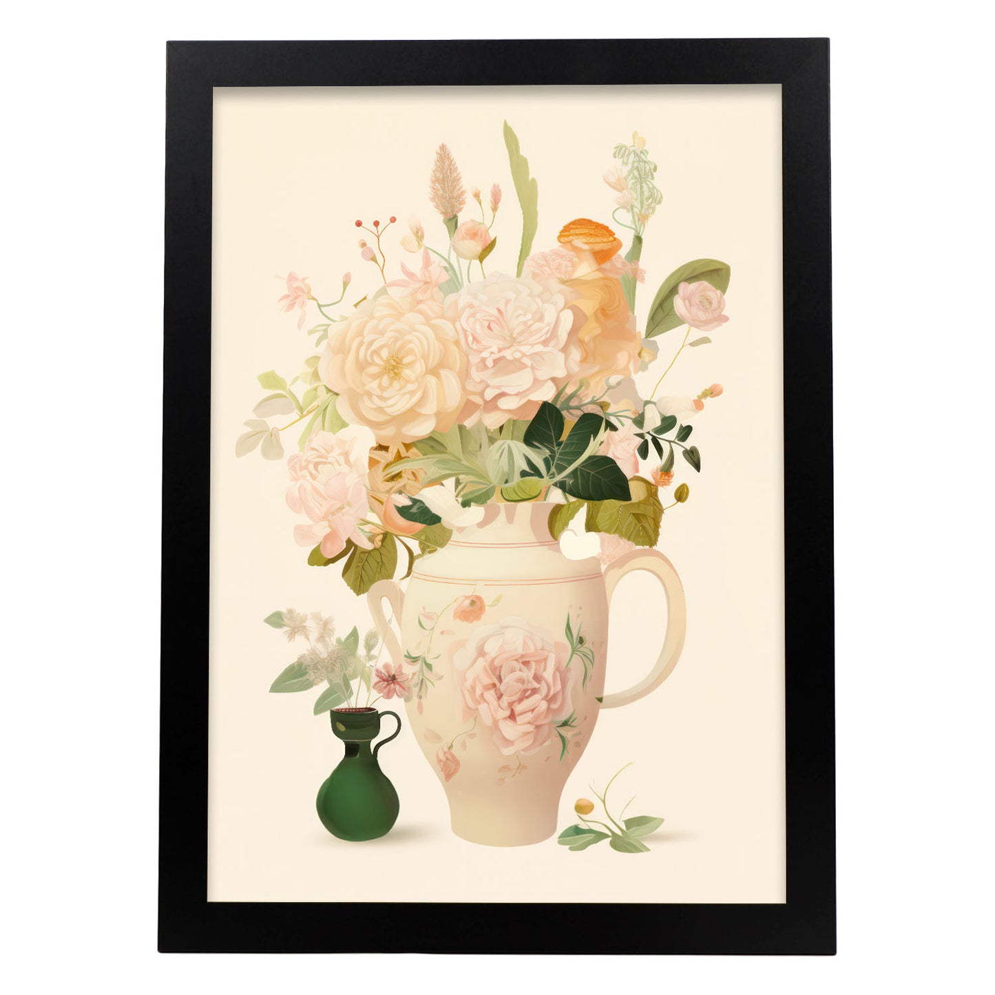 Nacnic Florero Lamina. En Jarrón de flores ecléctico. Estampados decorativos estéticos para su sala de estar, dormitorio, hogar